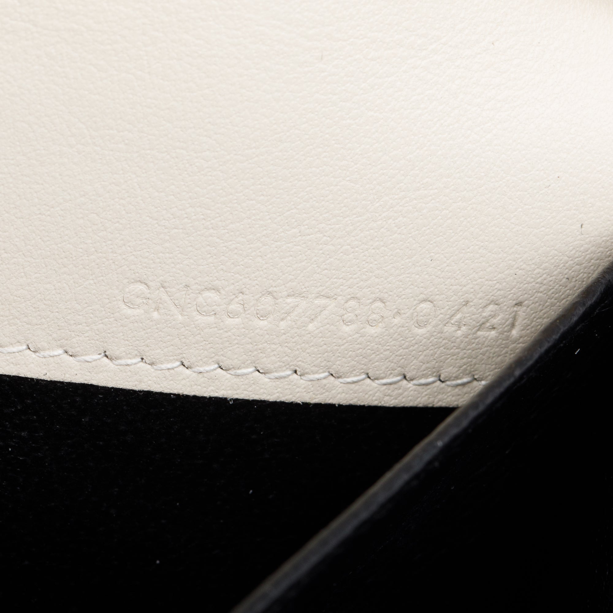 Saint Laurent 2021 Neutral Crocodile Embossed Leather Uptown Chain Wallet w/ Box