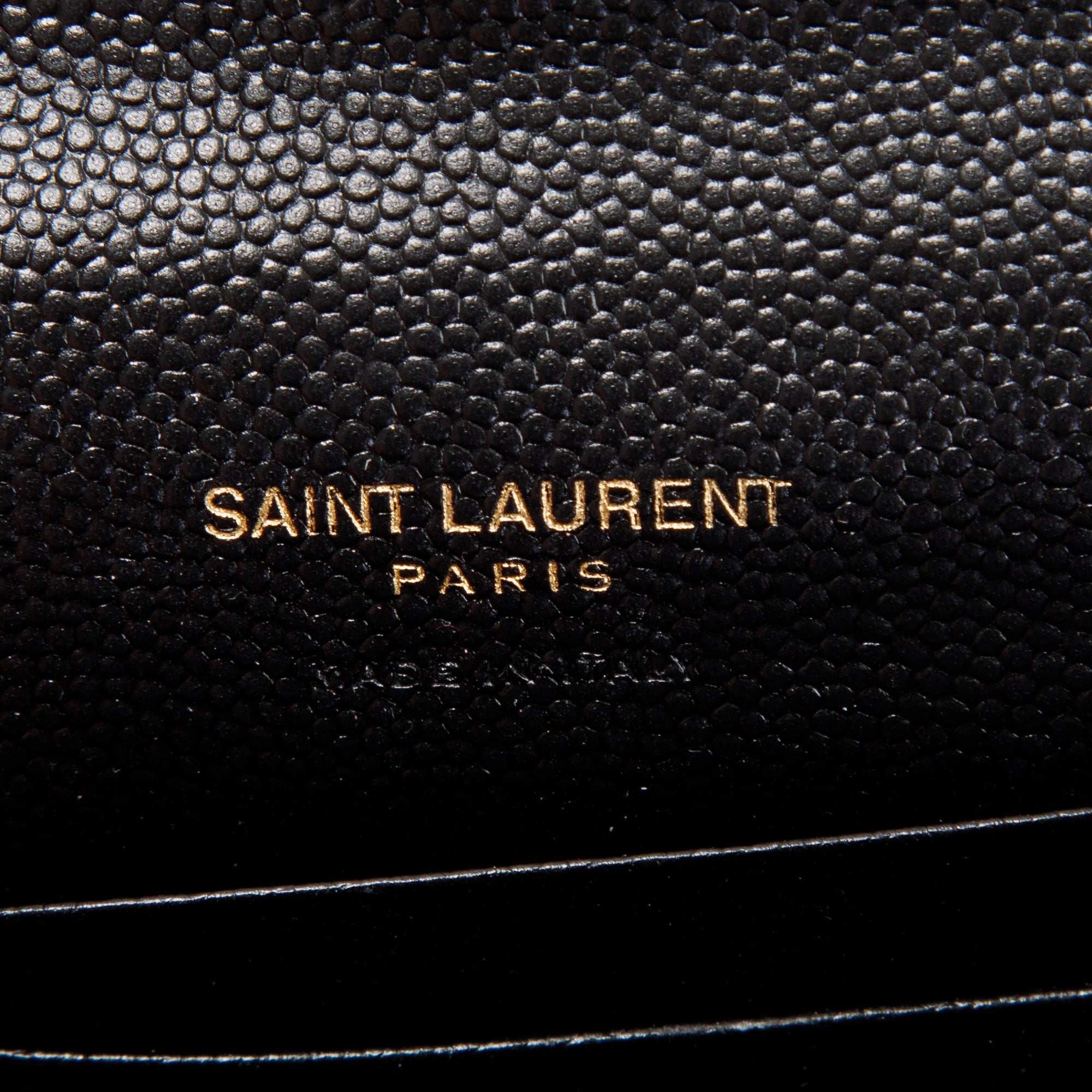 Saint Laurent 2021 Small Cassandre Matelasse Envelope Wallet w/ Box