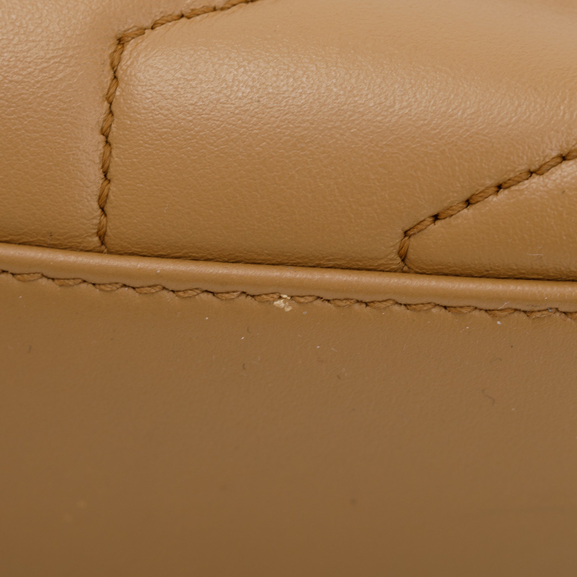 Saint Laurent 2022 Beige Calfskin Leather Small Loulou Chain Shoulder Bag