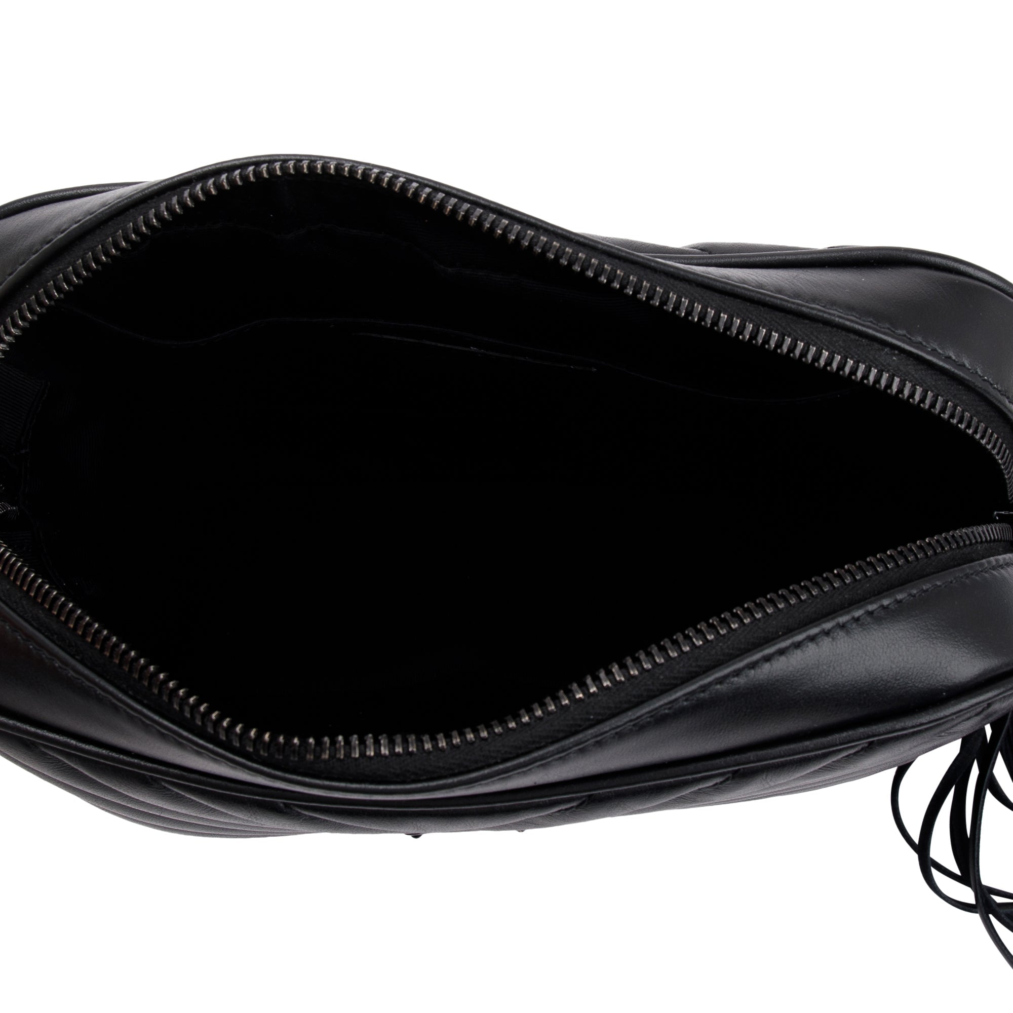 Saint Laurent 2022 Black Quilted Leather Lou Bag