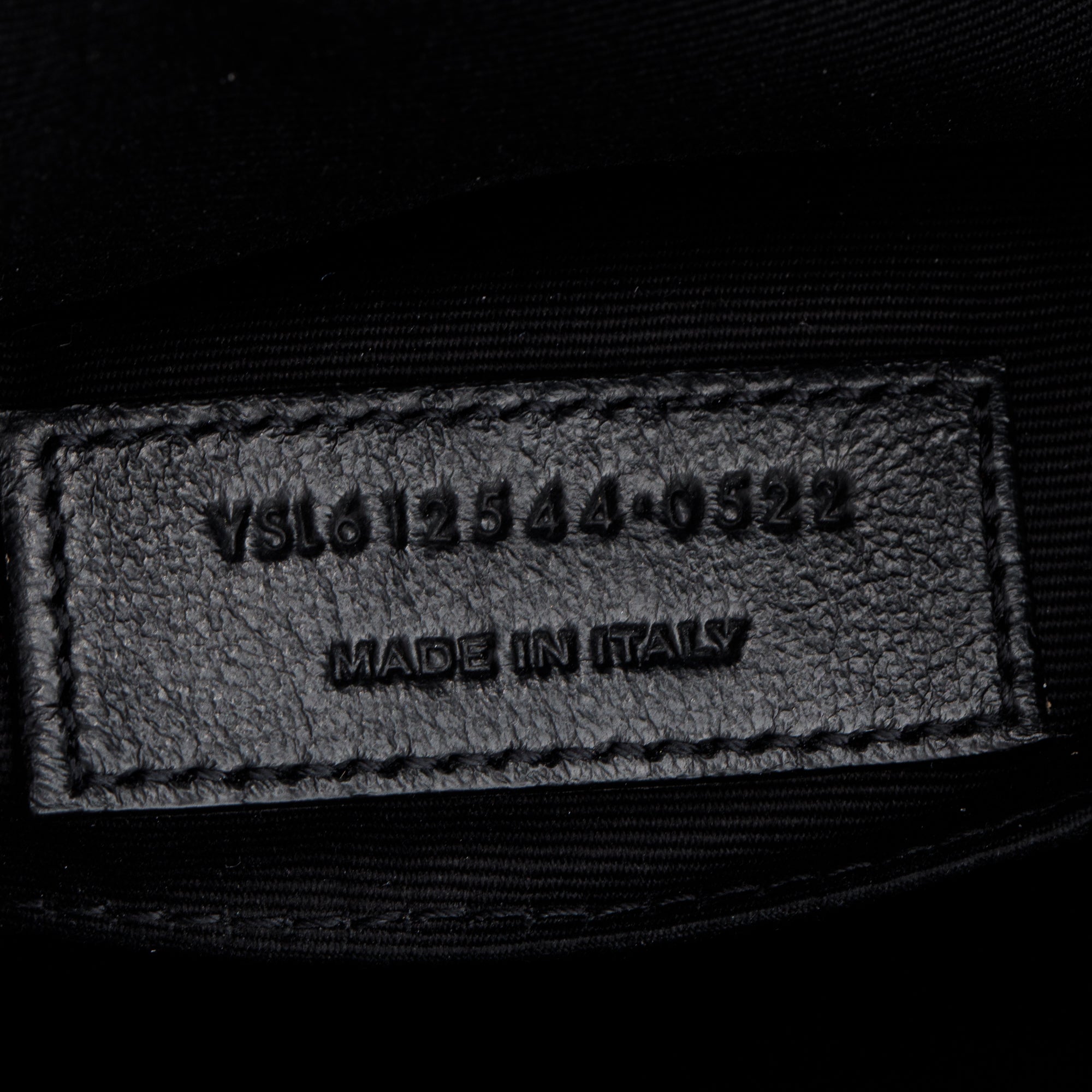 Saint Laurent 2022 Black Quilted Leather Lou Camera Bag