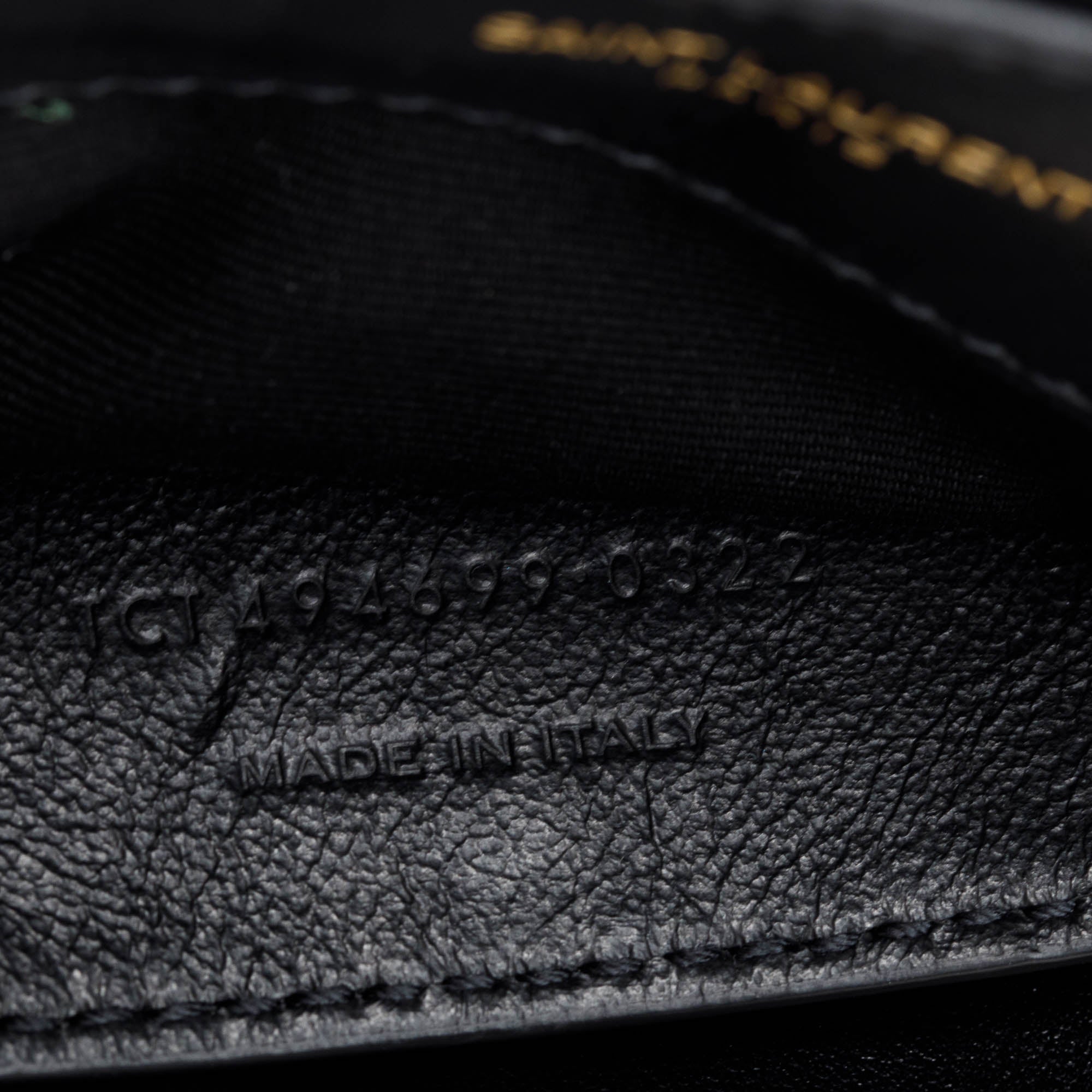 Saint Laurent 2022 Black Quilted Leather Small Loulou Shoulder Bag w/ Box