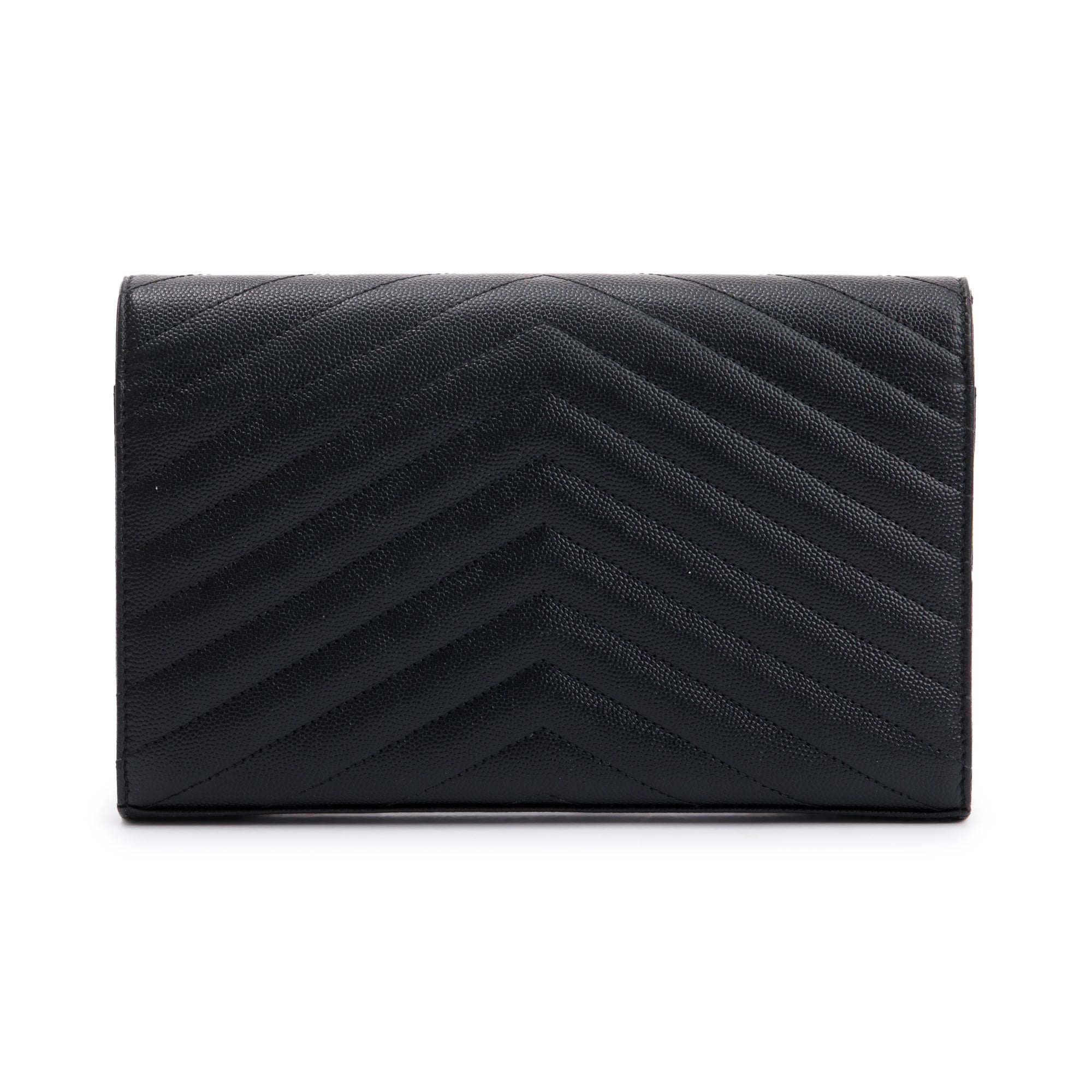 Saint Laurent 2022 Cassandre Matelasse Chain Wallet