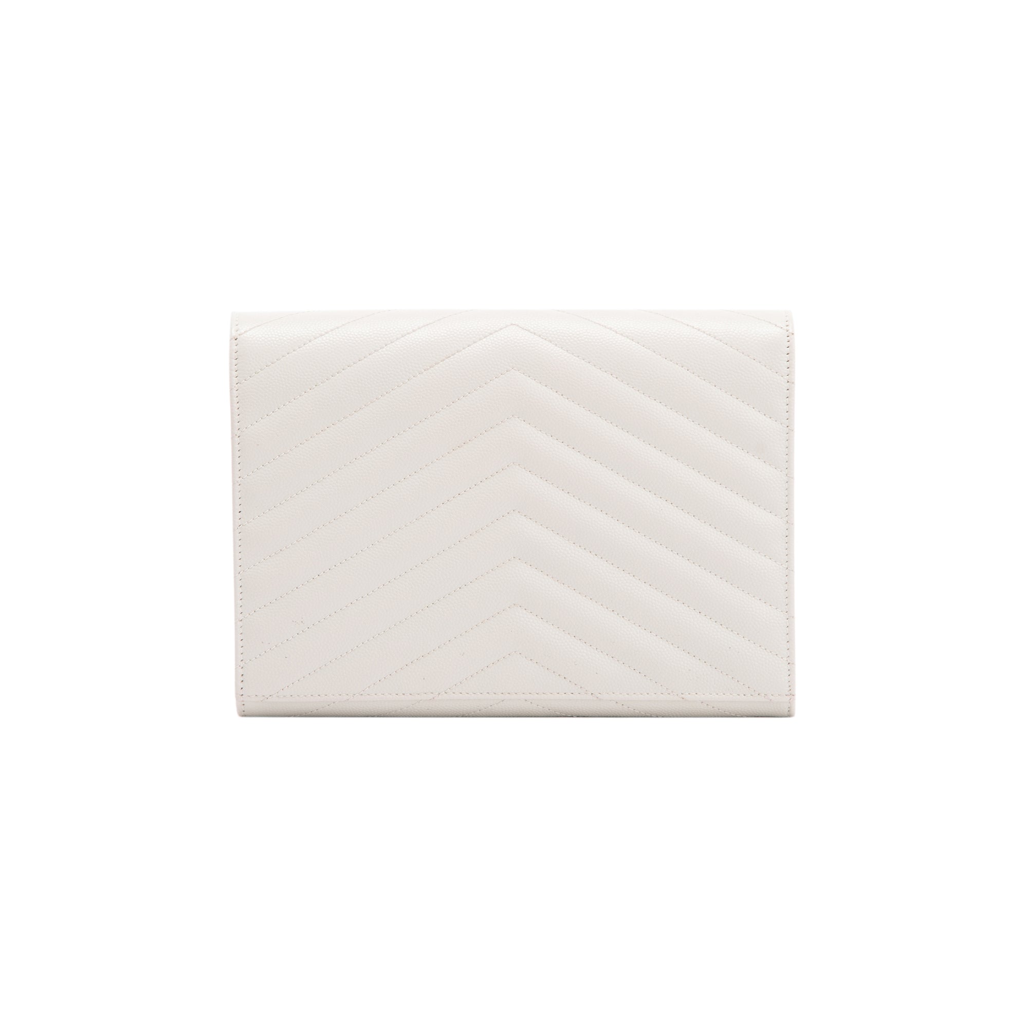 Saint Laurent 2022 Matelasse Cassandre Flap Pouch w/ Box