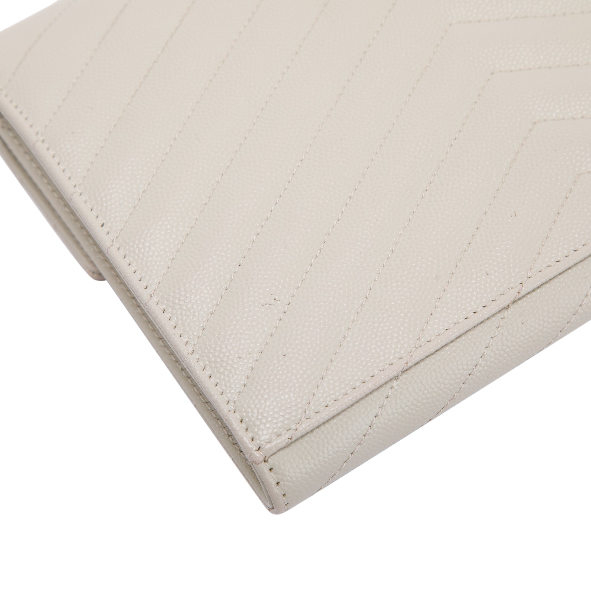 Saint Laurent 2022 Matelasse Cassandre Flap Pouch w/ Box