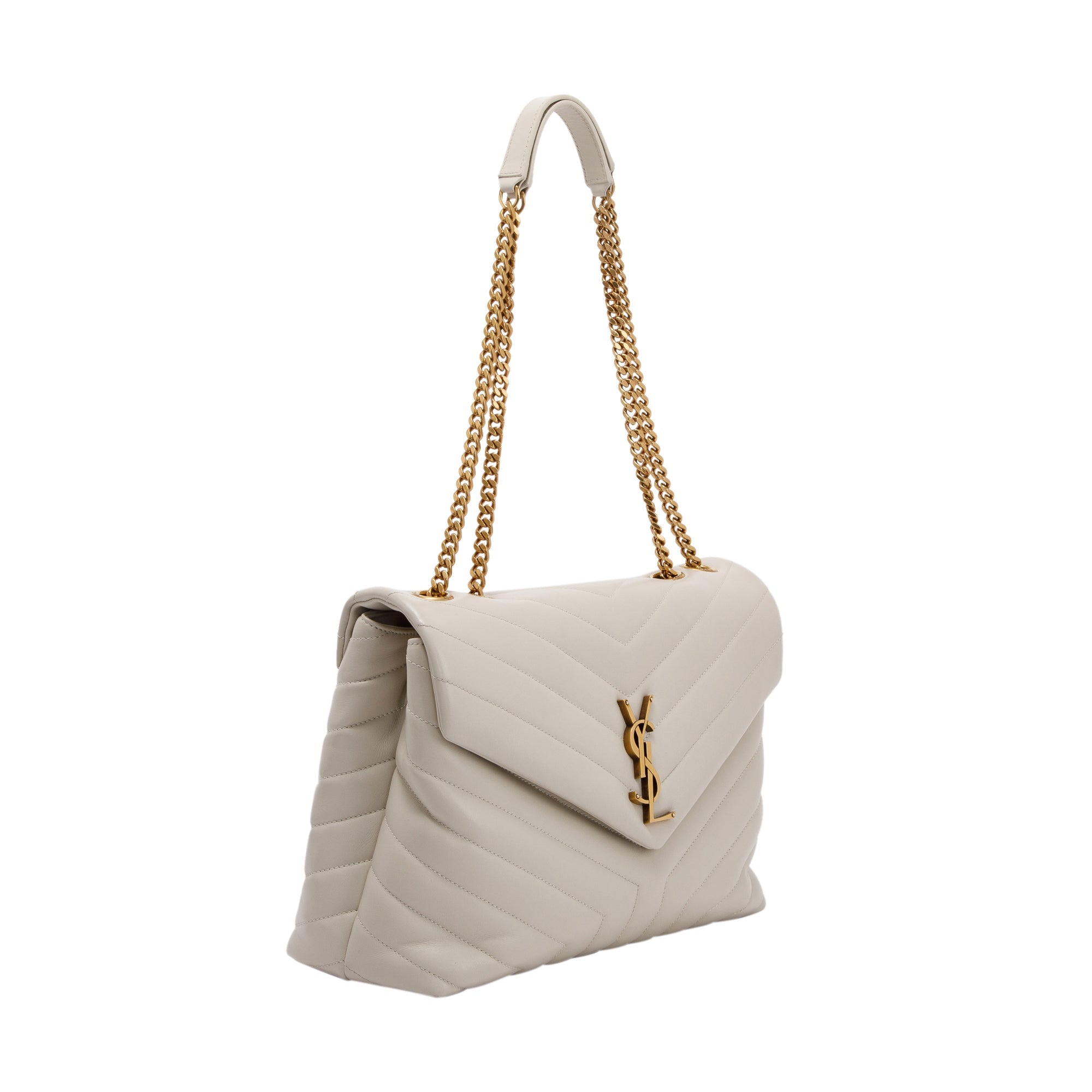 Saint Laurent 2022 Medium Loulou Monogram Shoulder Bag