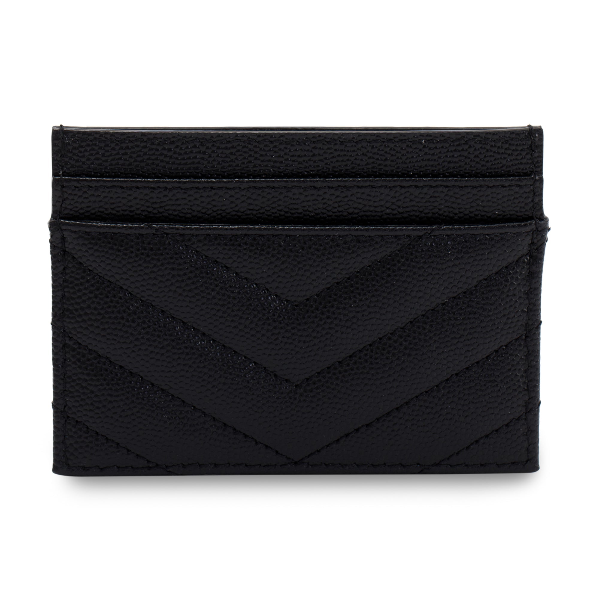 Saint Laurent 2022 Monogram Leather Card Holder