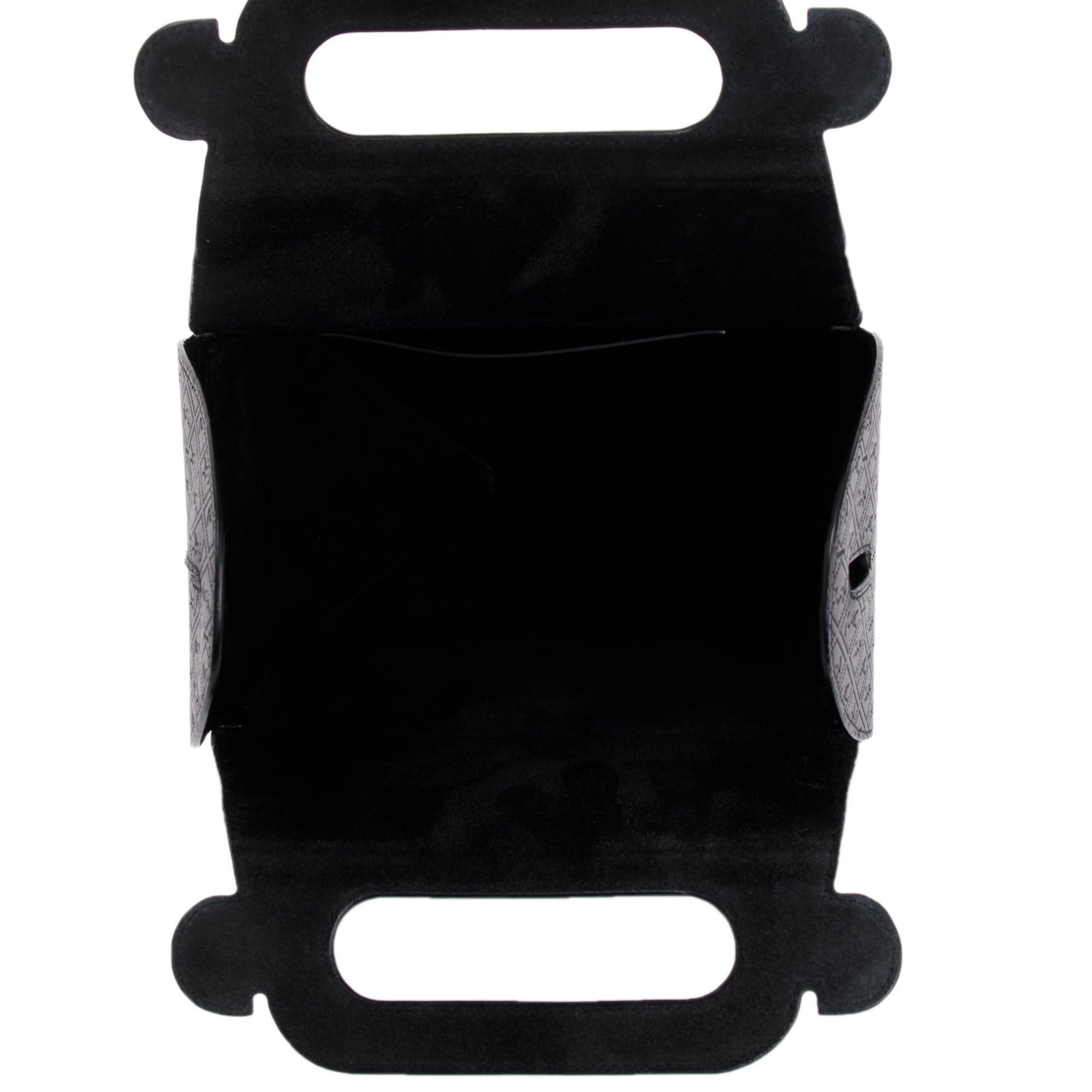 Saint Laurent 2023 Black Monogram Leather Take Away Box