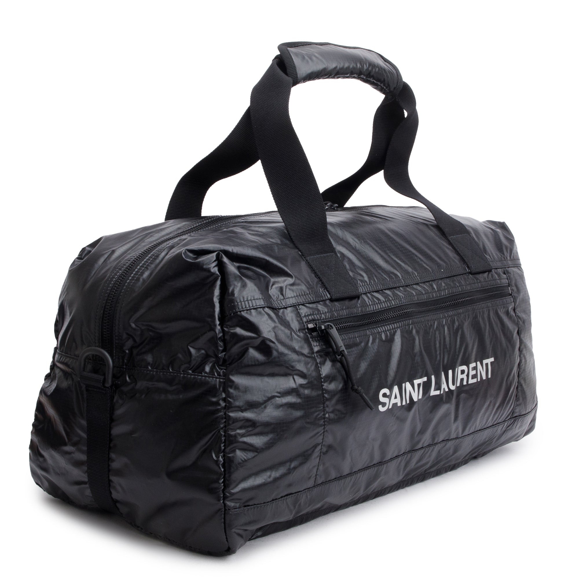 Saint Laurent 2023 Black Nylon Large Nuxx Duffle Bag