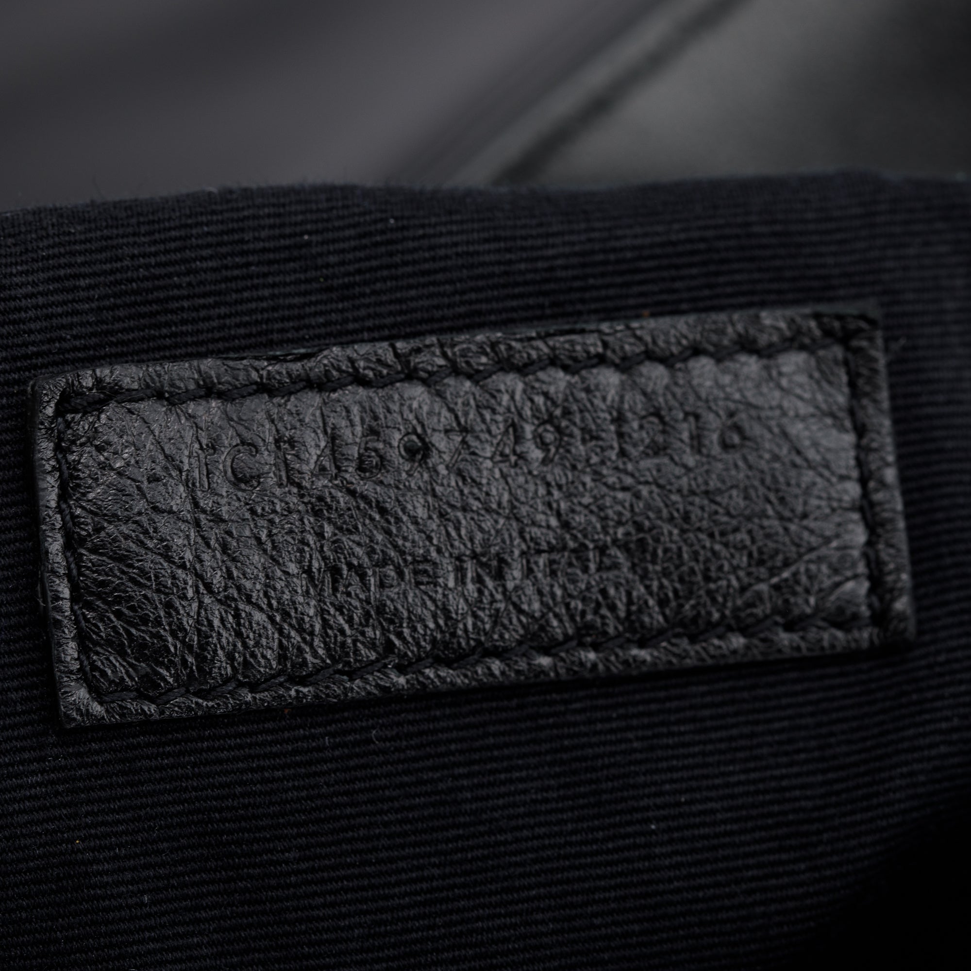 Saint Laurent Black Calfskin Leather Medium Loulou Monogram Shoulder Bag