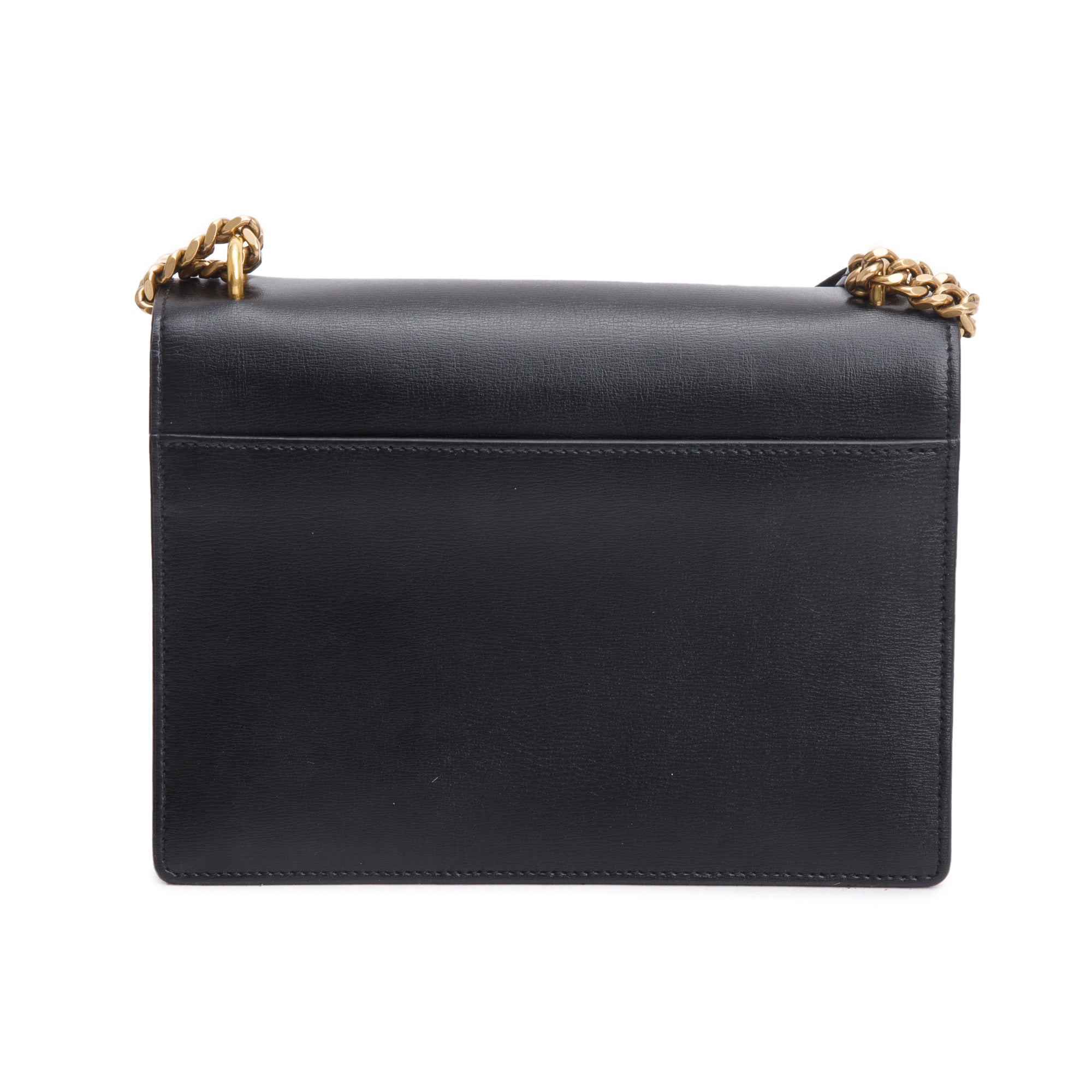 Saint Laurent Black Calfskin Leather Medium Sunset Shoulder Bag