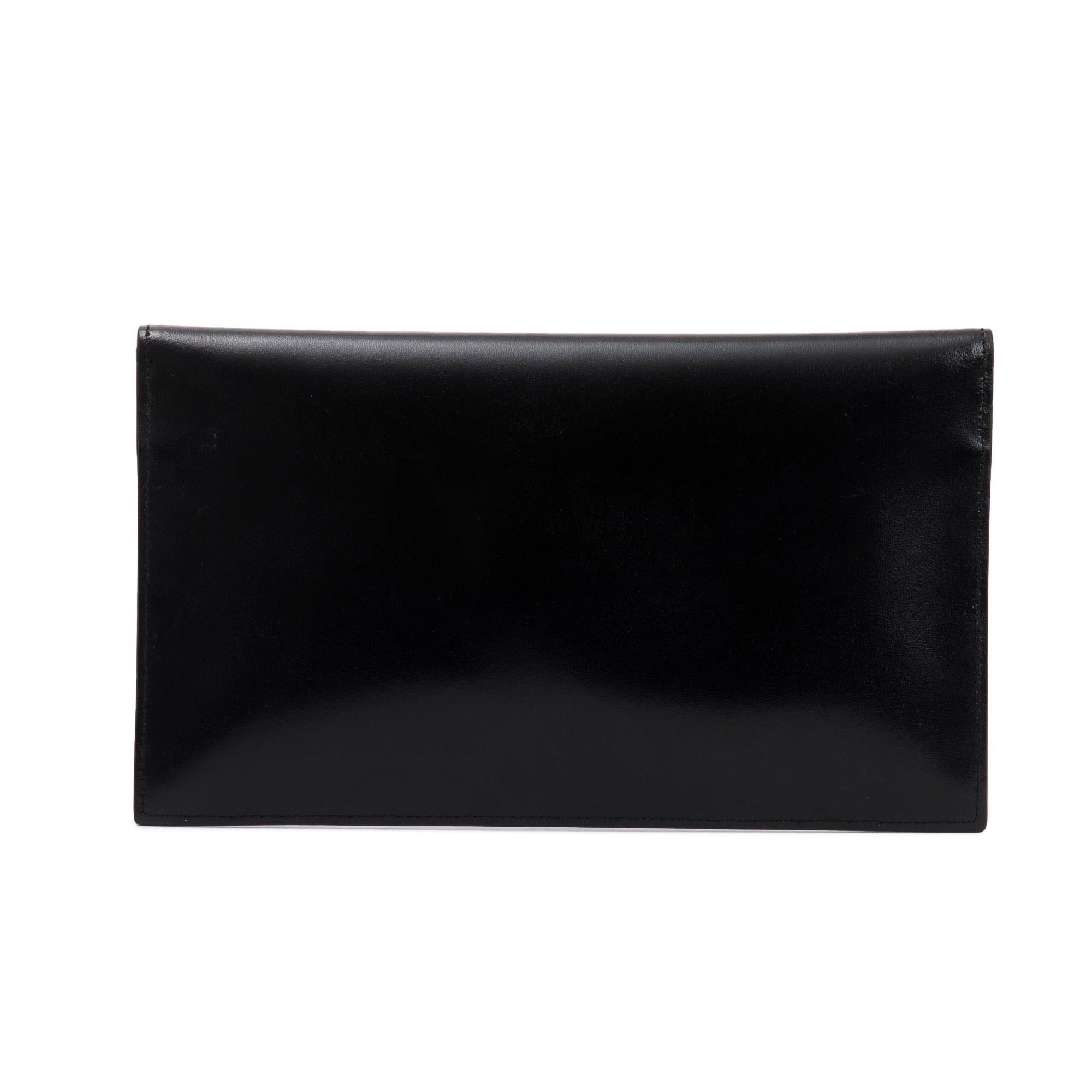Saint Laurent Black Calfskin Leather Uptown Pouch