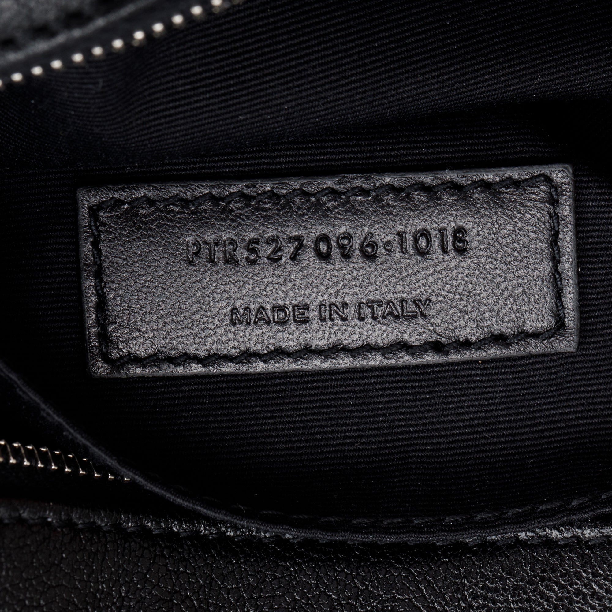Saint Laurent Black Calskin Leather Lou Belt Bag
