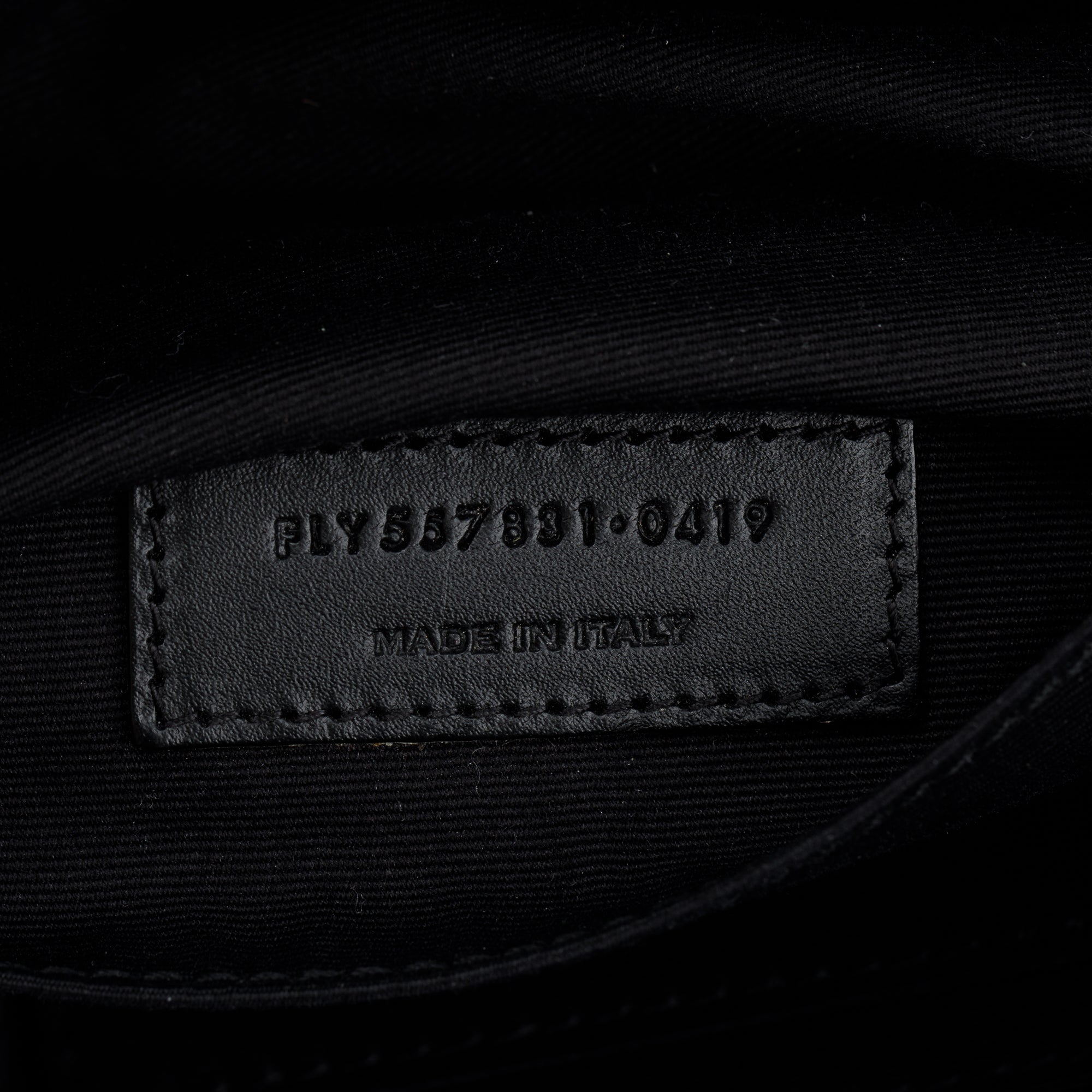 Saint Laurent Black Canvas Classic Crossbody Bag