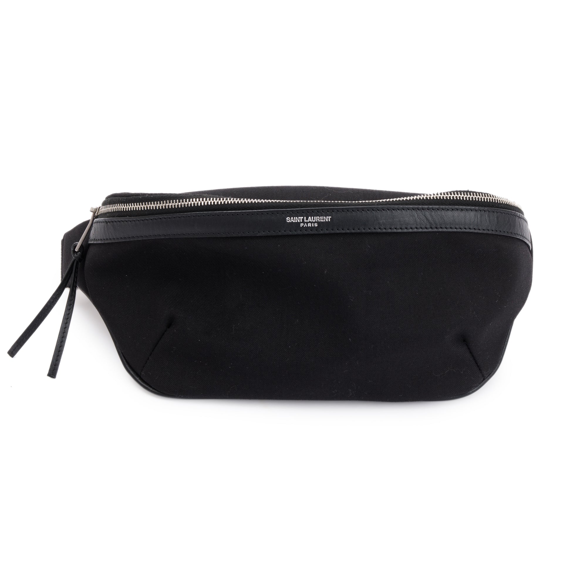 Saint Laurent Black Canvas Classic Crossbody Bag