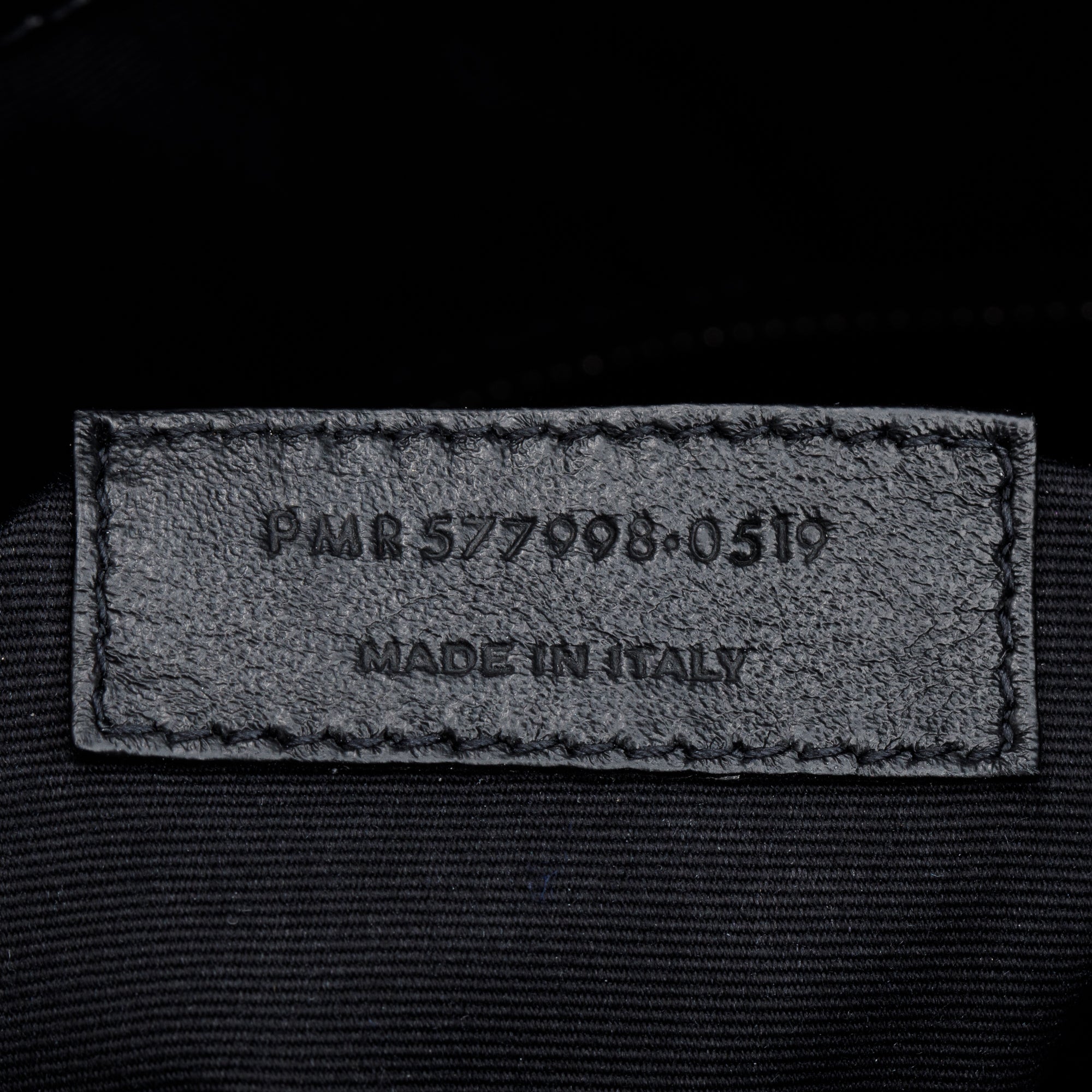 Saint Laurent Black Crinkled Leather Niki Tote Bag