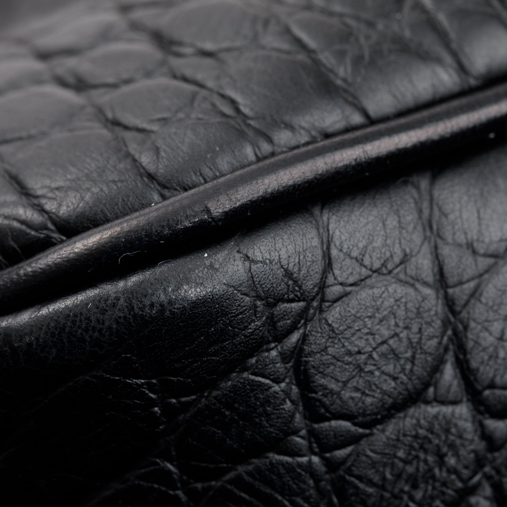 Saint Laurent Black Crocodile-Embossed Calfskin Leather City Backpack w/ Box