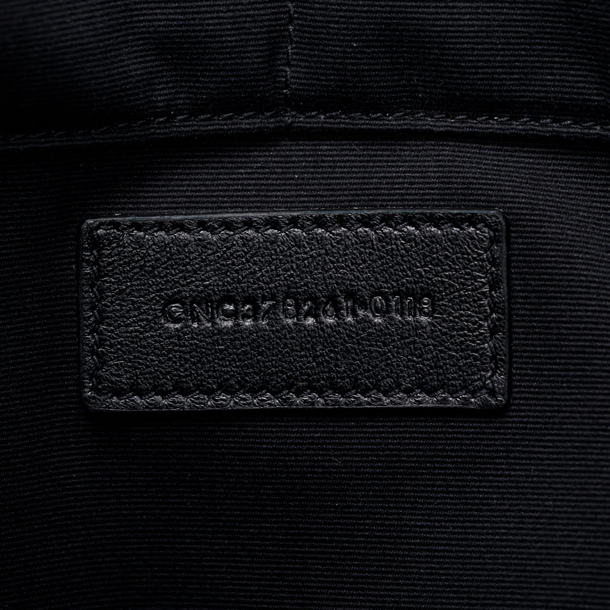 Saint Laurent Black Grain De Poudre Leather Large Zipped Document Holder