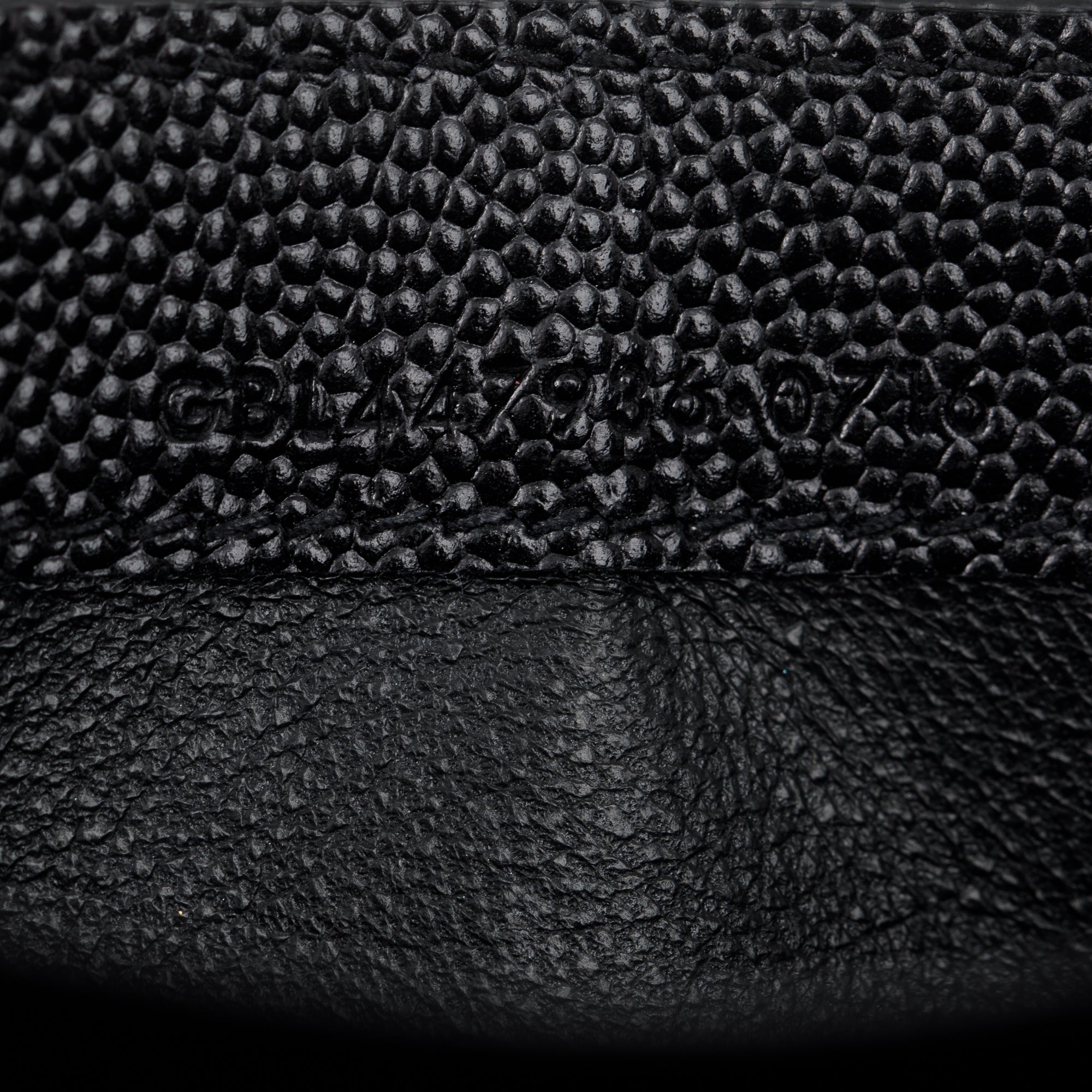 Saint Laurent Black Grain de Poudre Stars Monogram Bi-Fold Long Wallet w/ Box