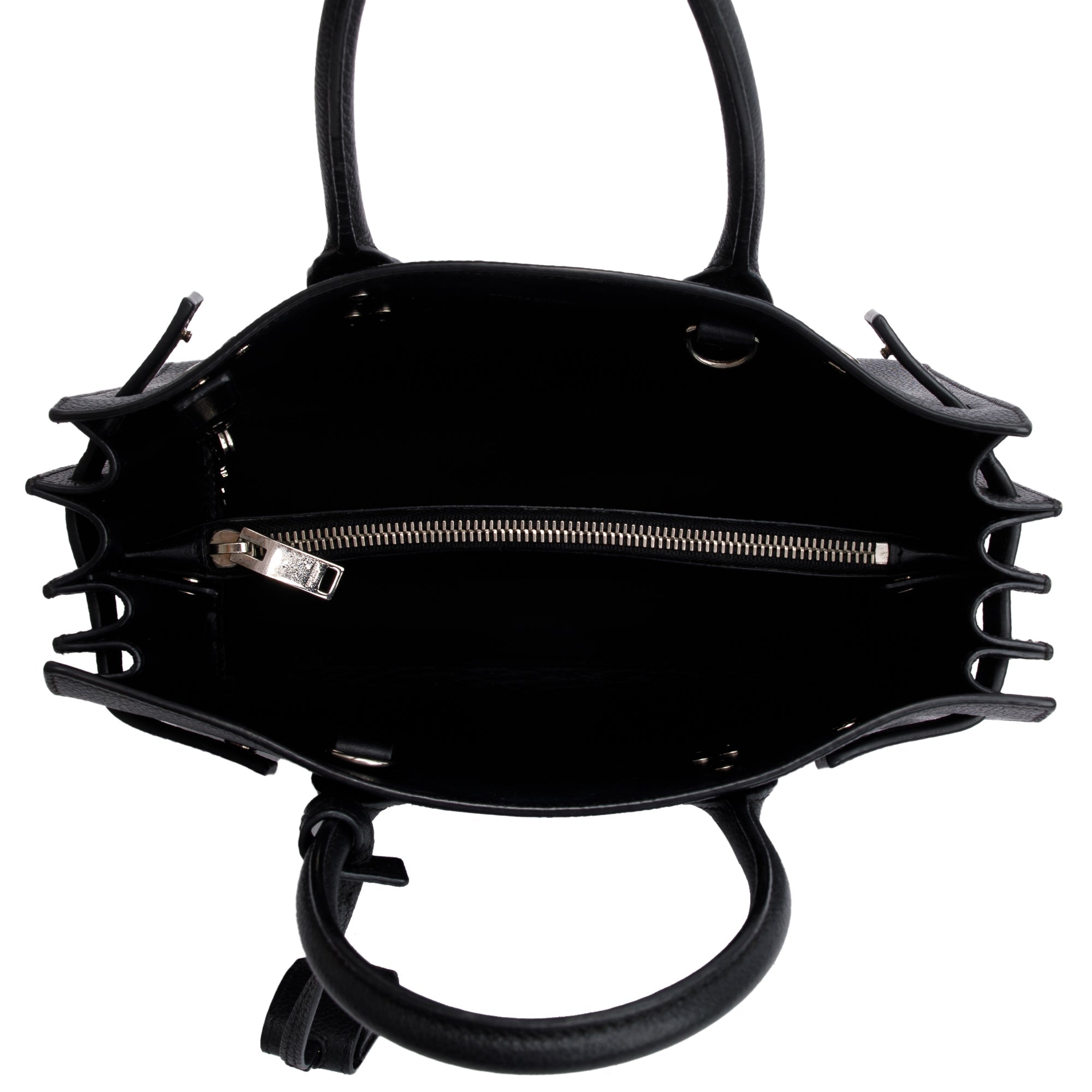Saint Laurent Black Grained Leather Baby Sac De Jour