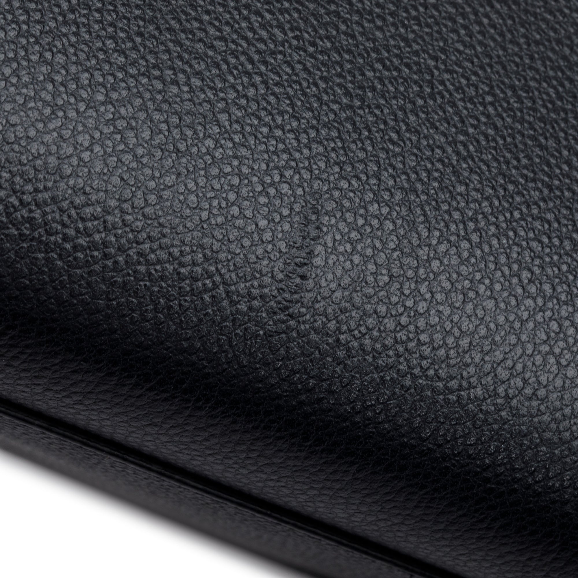 Saint Laurent Black Grained Leather Small Sac De Jour w/ Strap