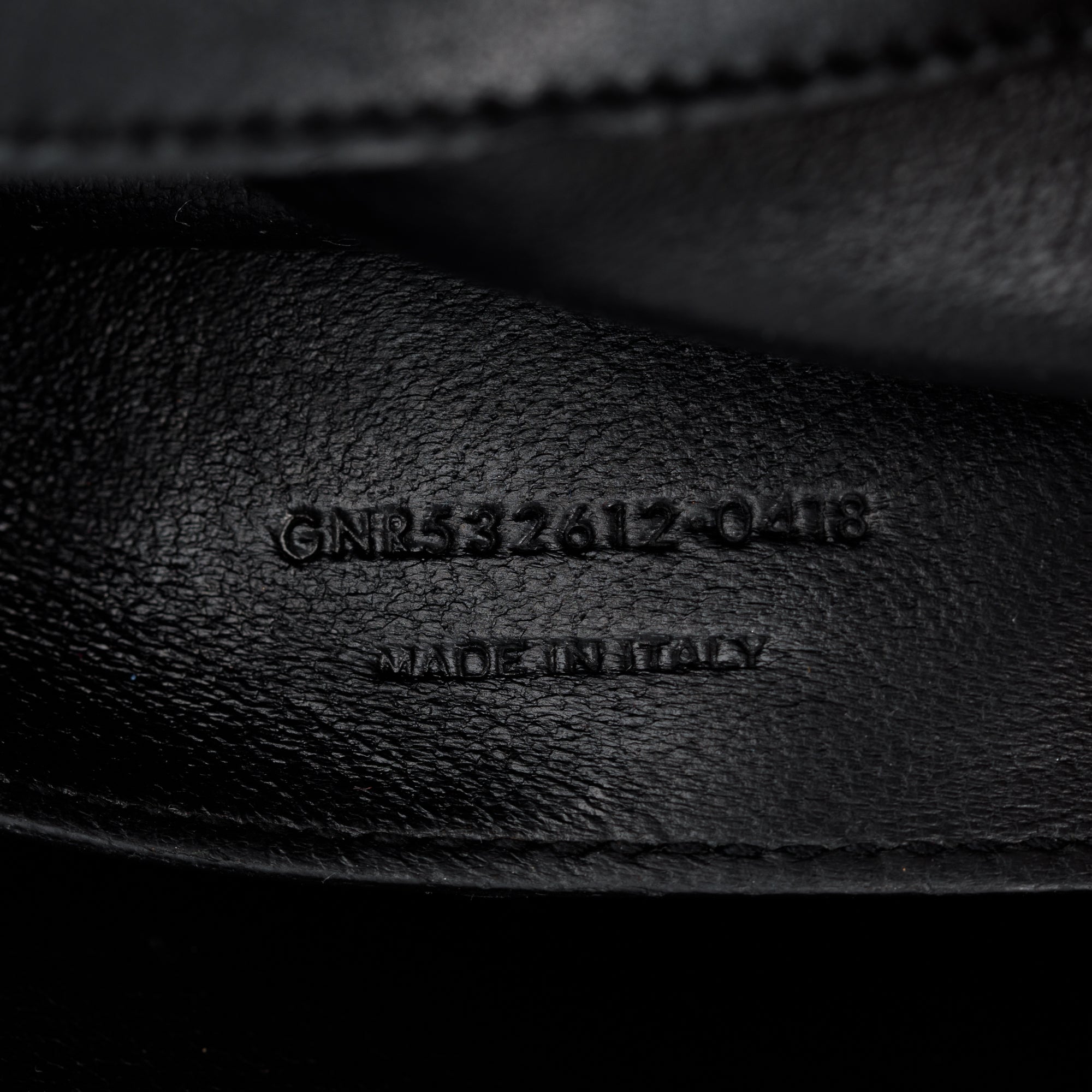 Saint Laurent Black Lambskin Matelasse Medium Monogram Vicky Chain Bag