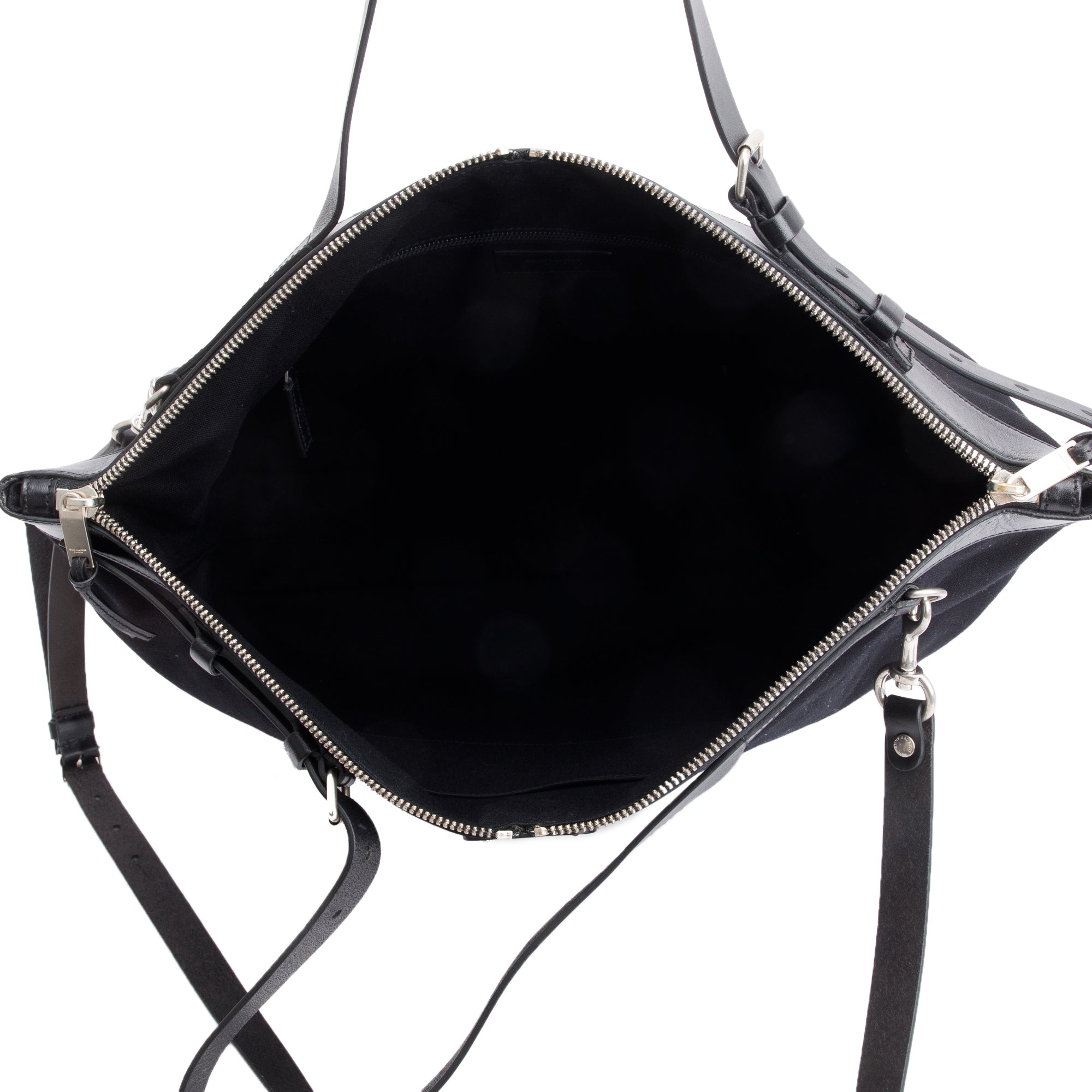 Saint Laurent Black Large ID Convertible Bag