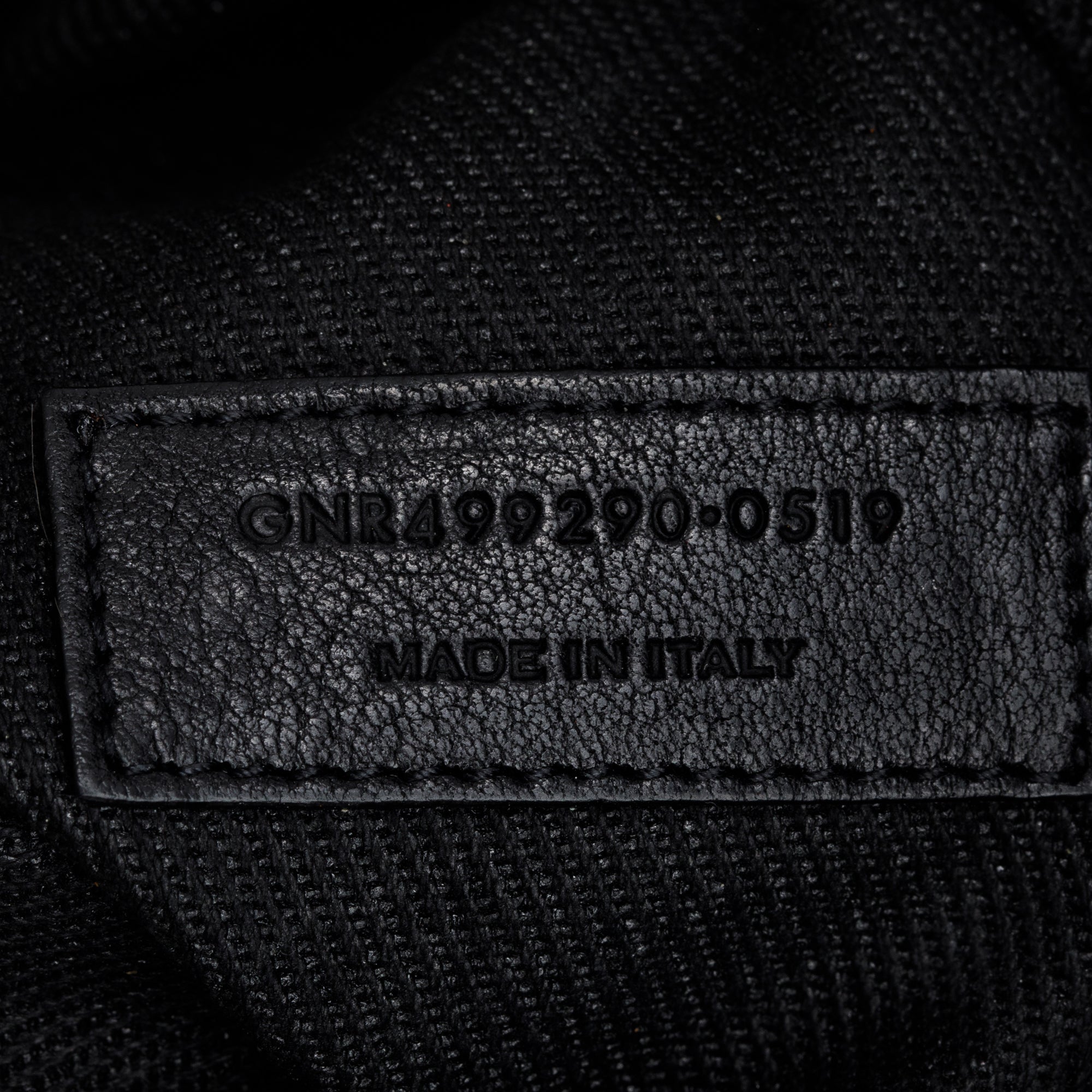 Saint Laurent Black Large Rive Gauche Canvas Tote