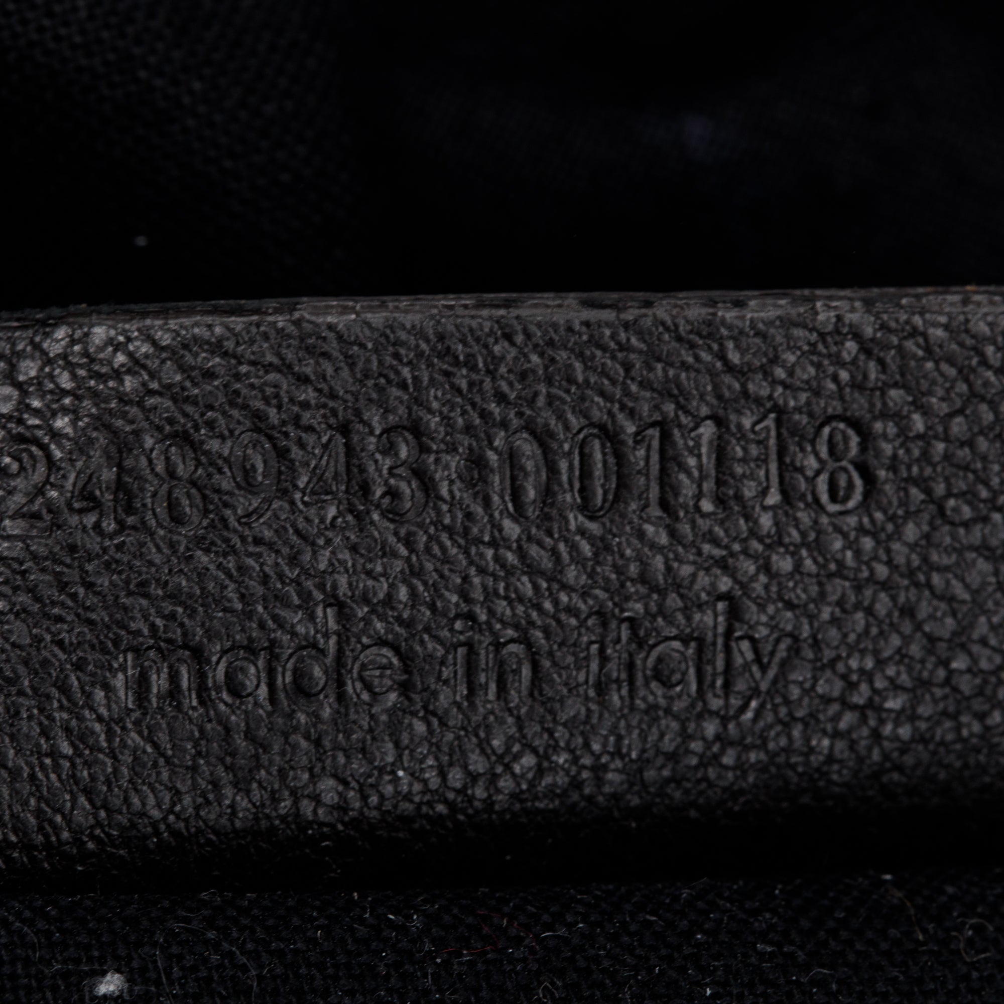 Saint Laurent Black Leather Y Stitch Tanger Shopping Tote