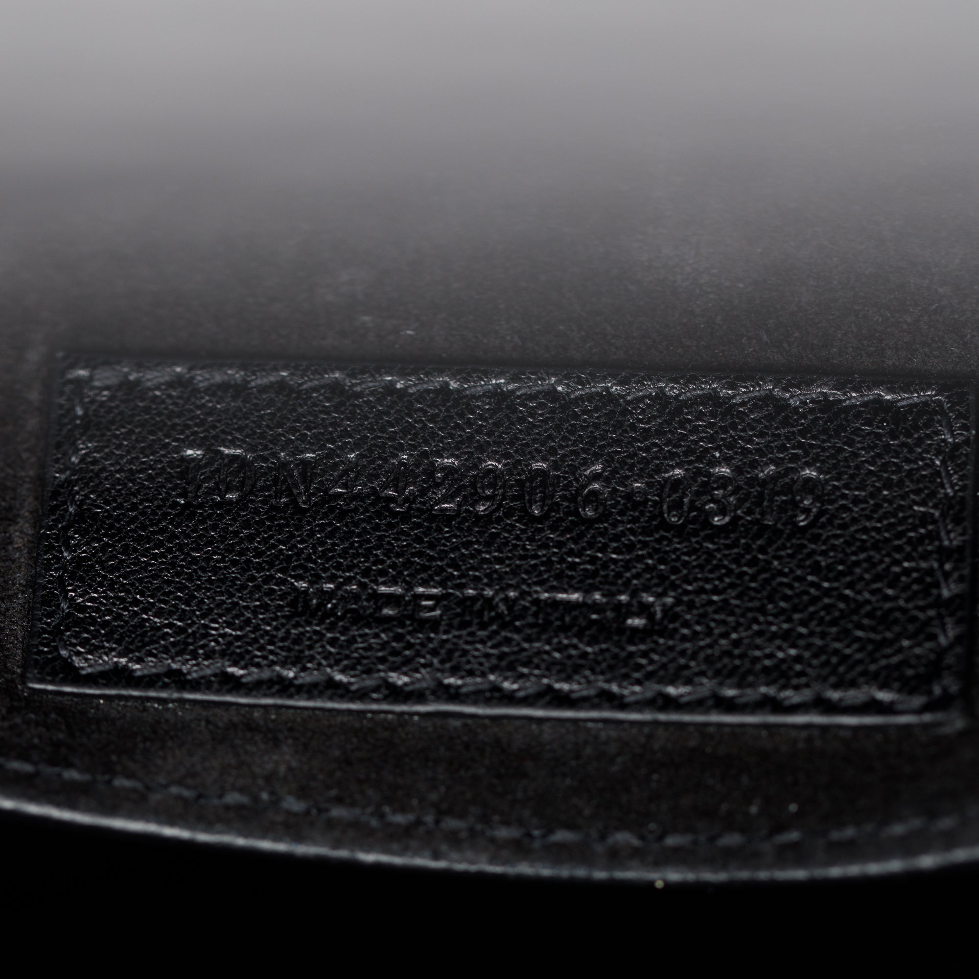 Saint Laurent Black Medium Crocodile Embossed Sunset Bag