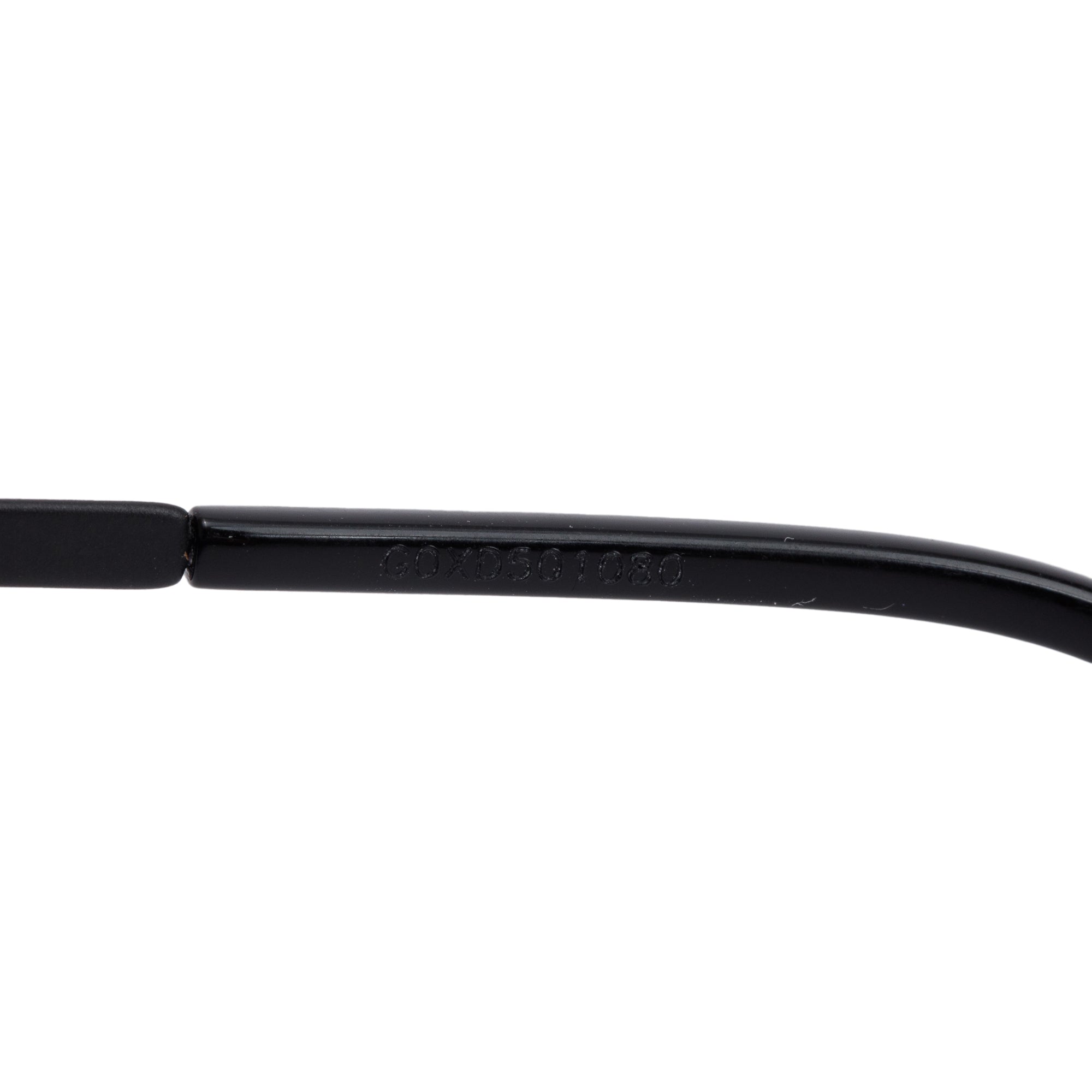 Saint Laurent Black Metal SL 28 Slim Metal Sunglasses w/ Leather Case