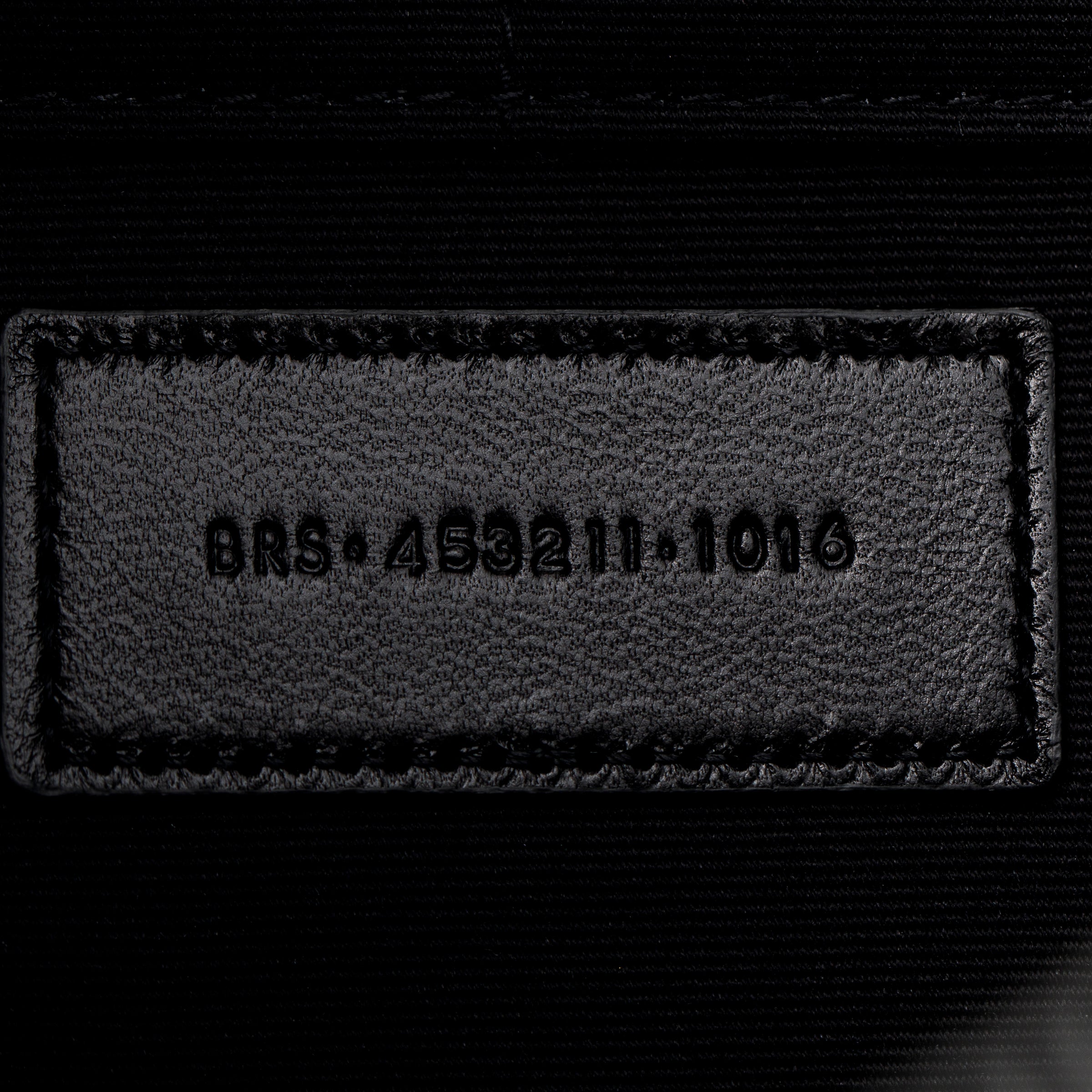 Saint Laurent Black Mixed Matelasse Classic Monogram Zipped Document Holder w/ Box