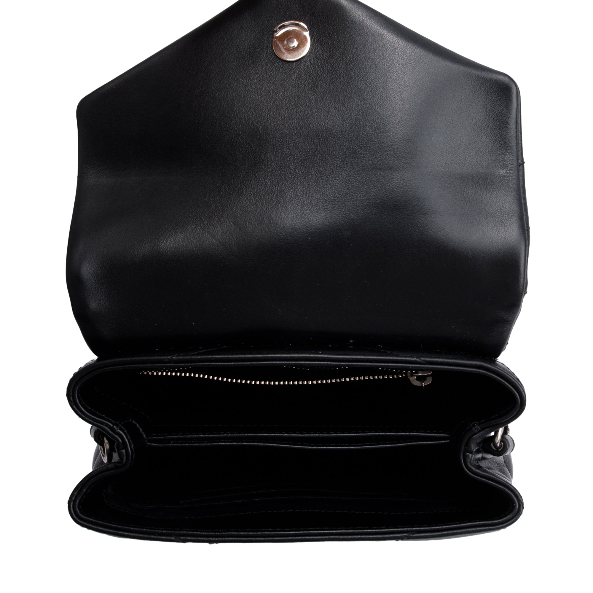 Saint Laurent Black Monogram Matelasse Toy Loulou Crossbody Bag w/ Box