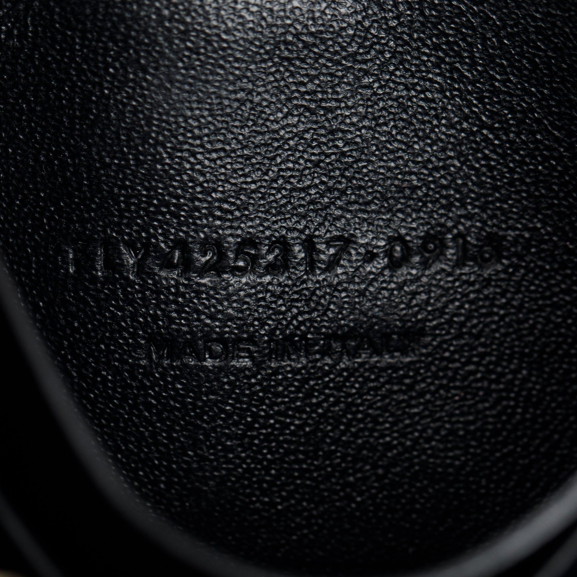 Saint Laurent Black Nappa Leather Monogram Blogger Bag