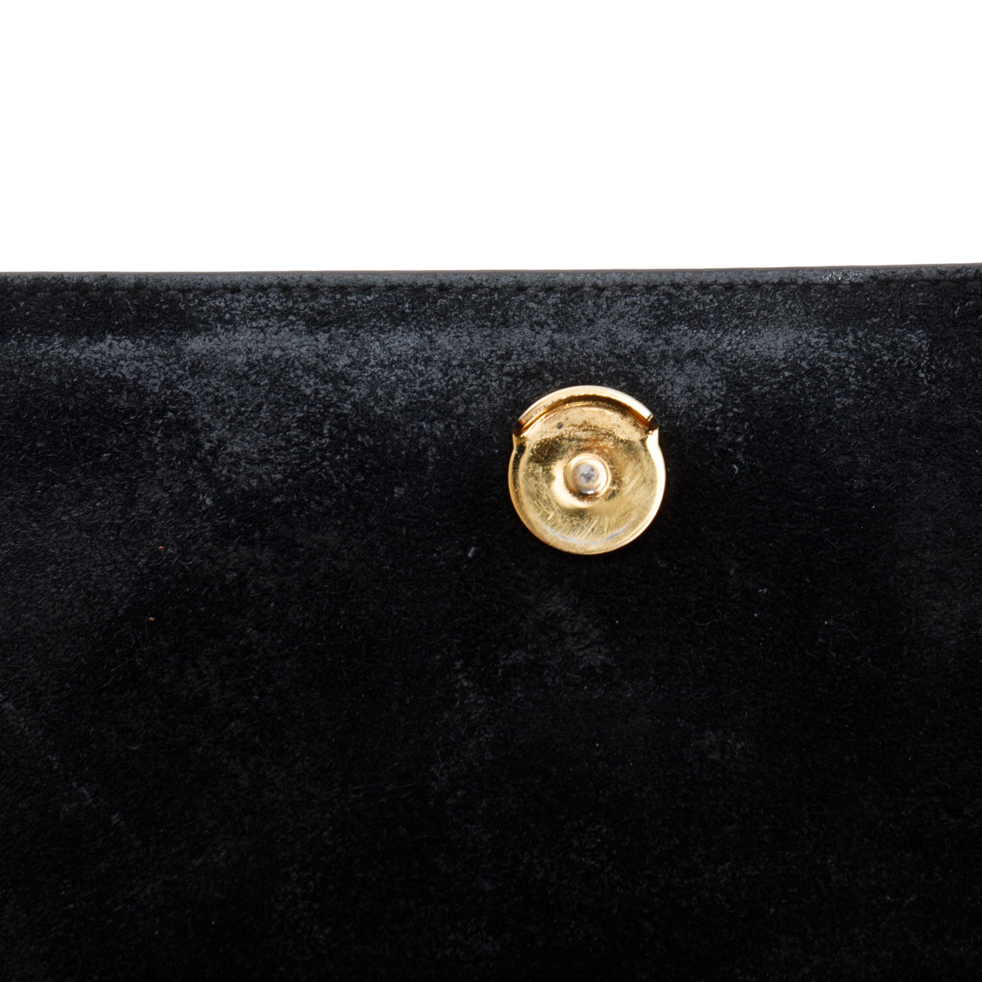 Saint Laurent Black Patent Leather Mini Monogram Kate Bag