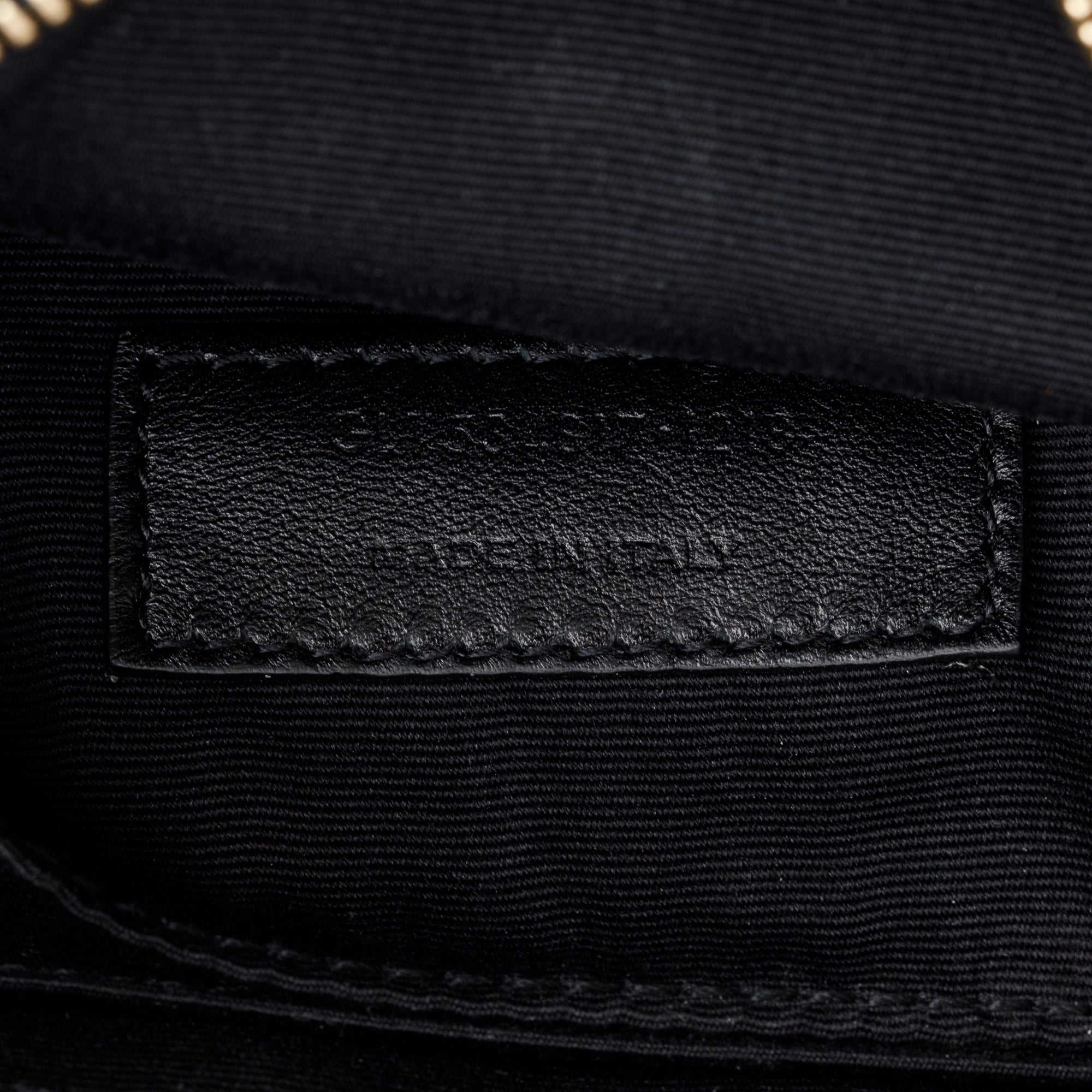 Saint Laurent Black Quilted Calfskin Leather Lou Belt Bag