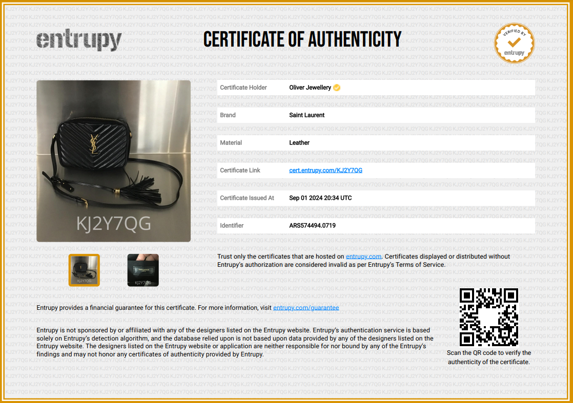 Saint Laurent Black Quilted Leather Lou Camera Bag