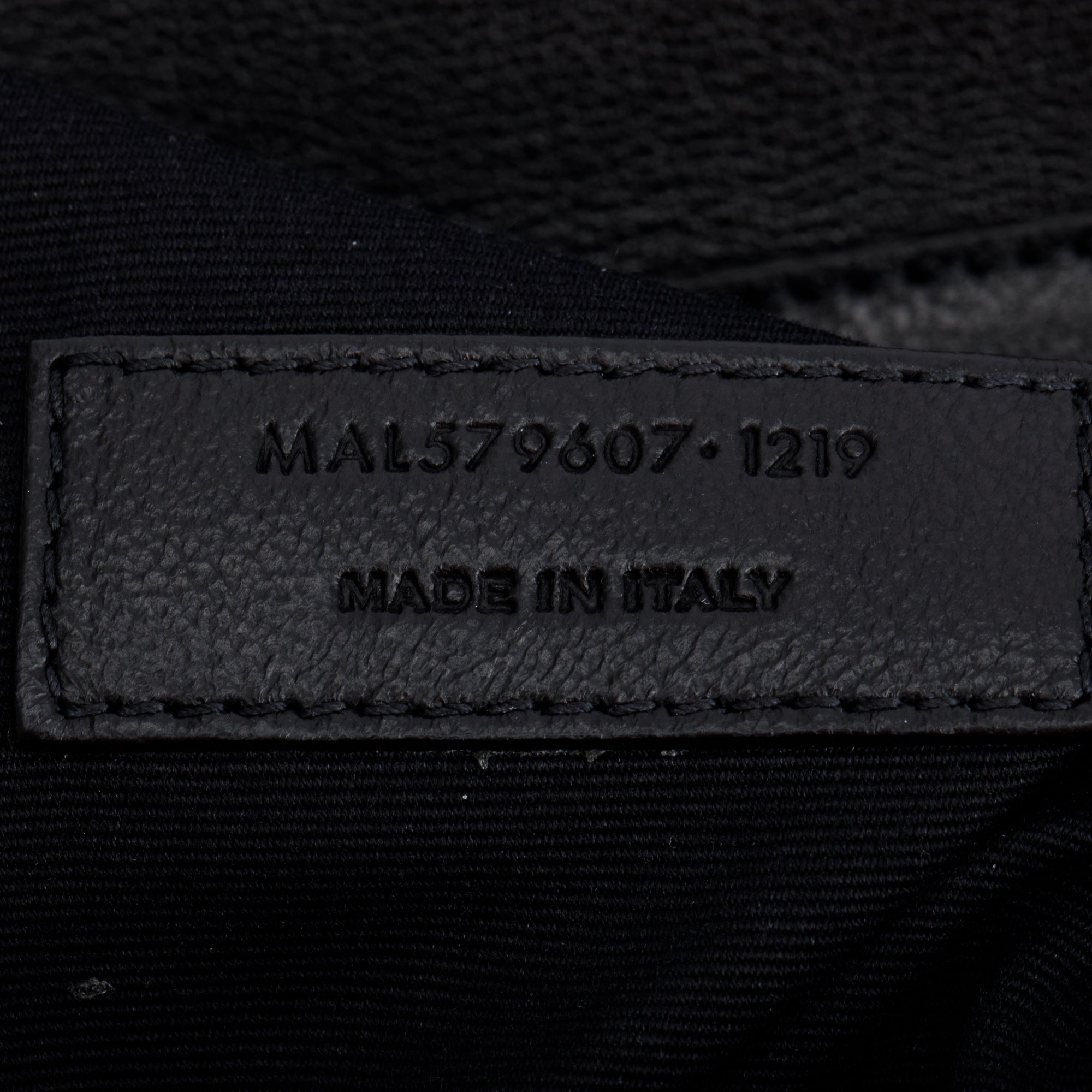 Saint Laurent Black Quilted Leather Small Becky Chain Bag w/ Box