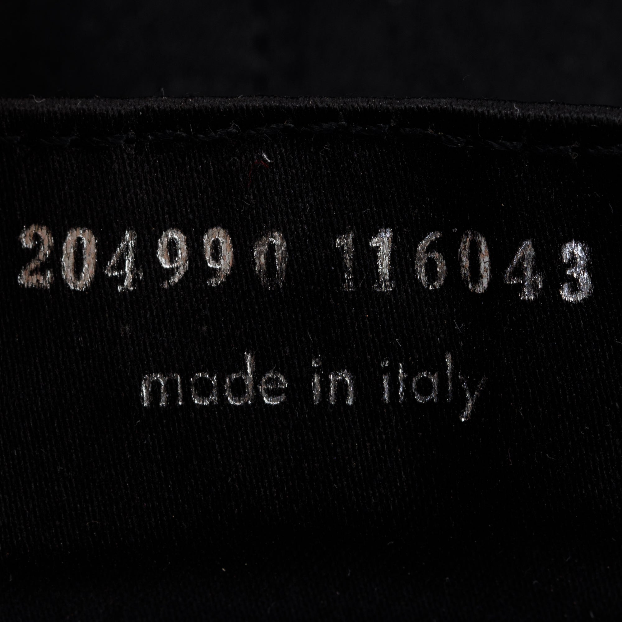 Saint Laurent Black Satin Mombasa Horn Hobo