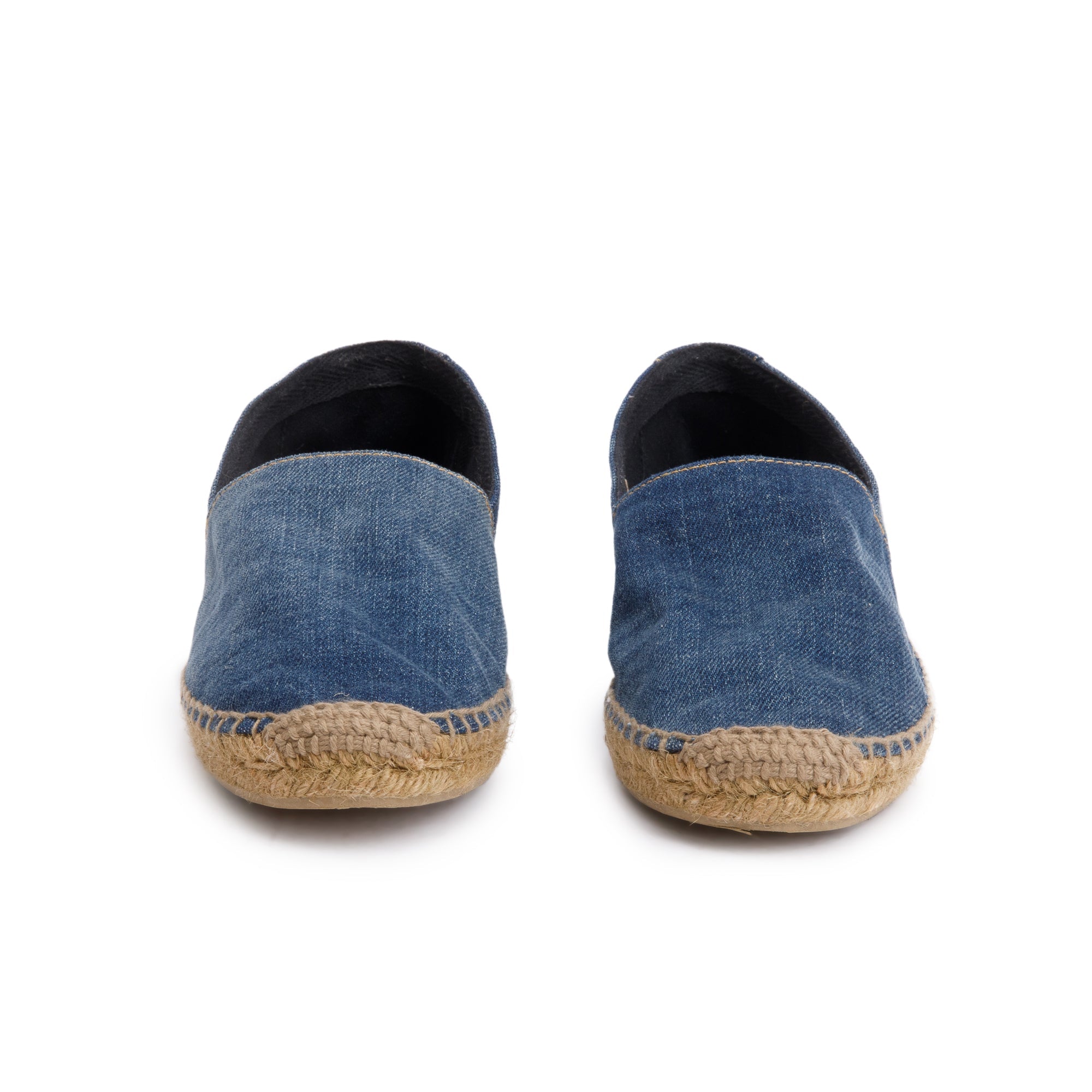 Saint Laurent Blue Denim Espadrilles, Size 39 w/ Box