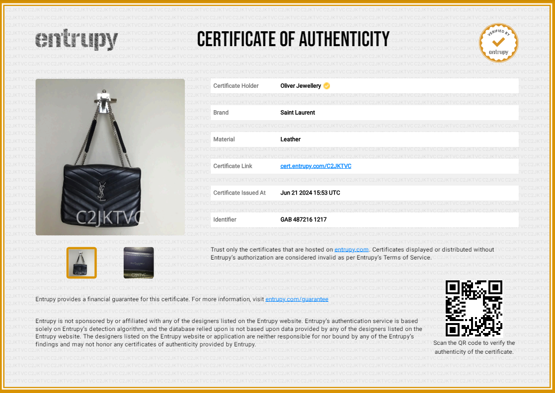 Saint Laurent Blue Quilted Leather Medium Loulou Monogram Shoulder Bag