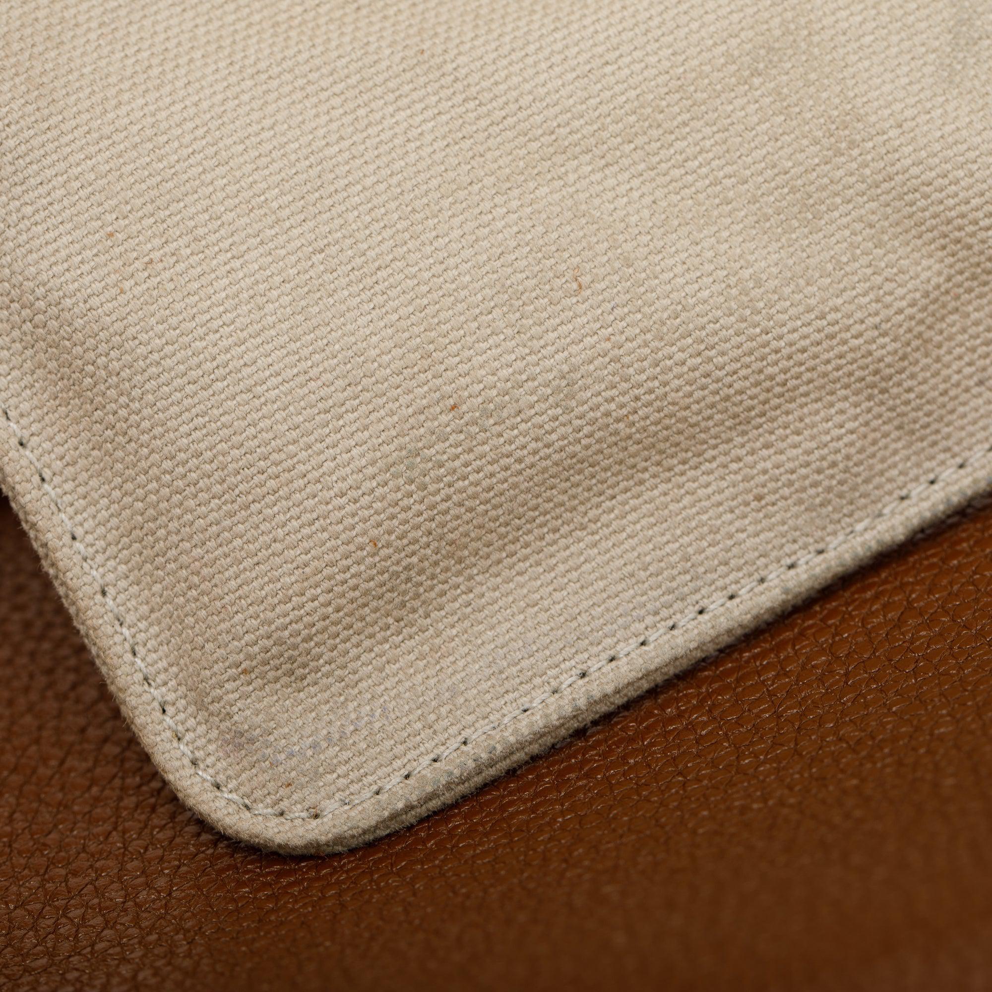 Saint Laurent Brown Grained Calfskin Leather Baby Sac De Jour w/ Strap & Pouch