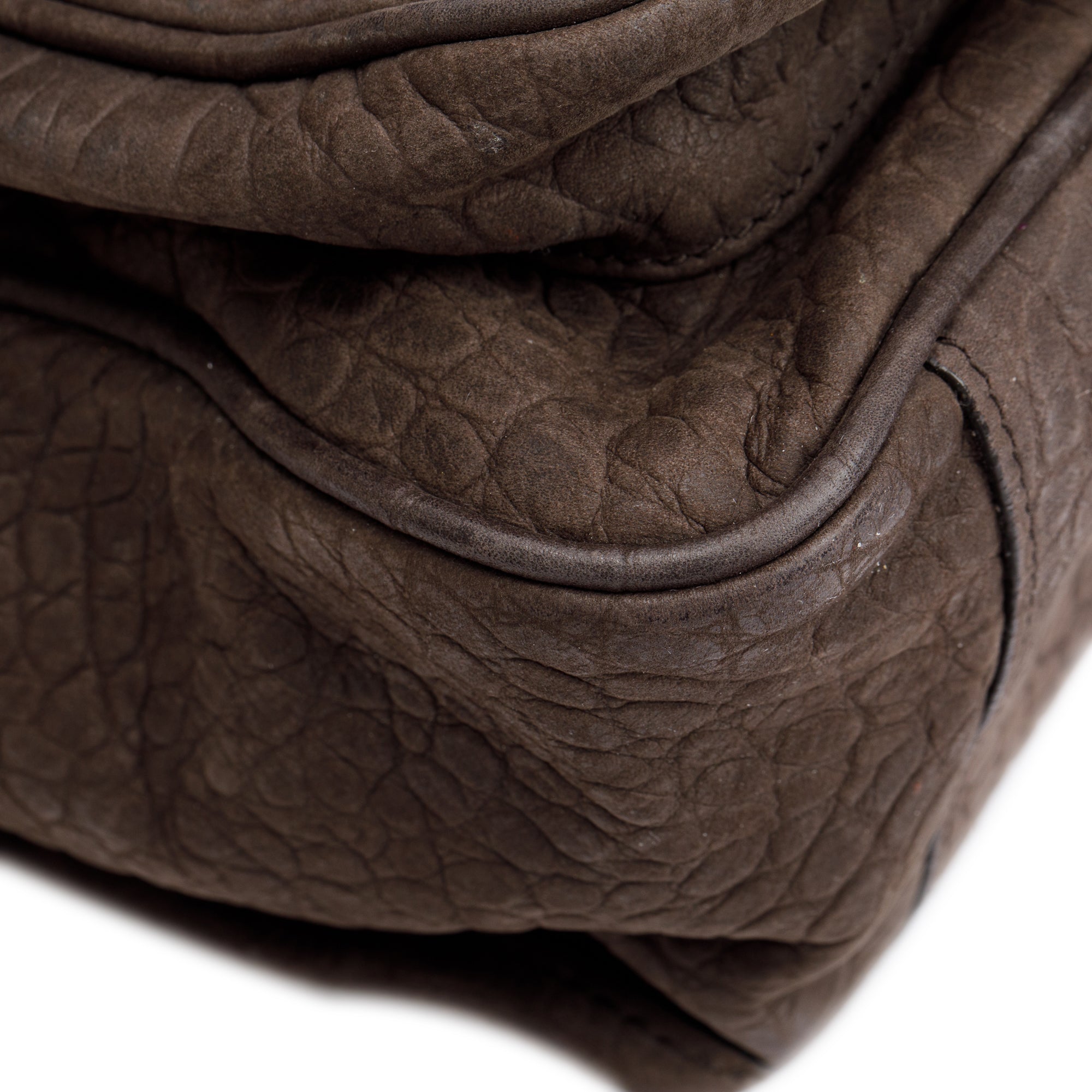 Saint Laurent Brown Suede Medium Niki Shoulder Bag