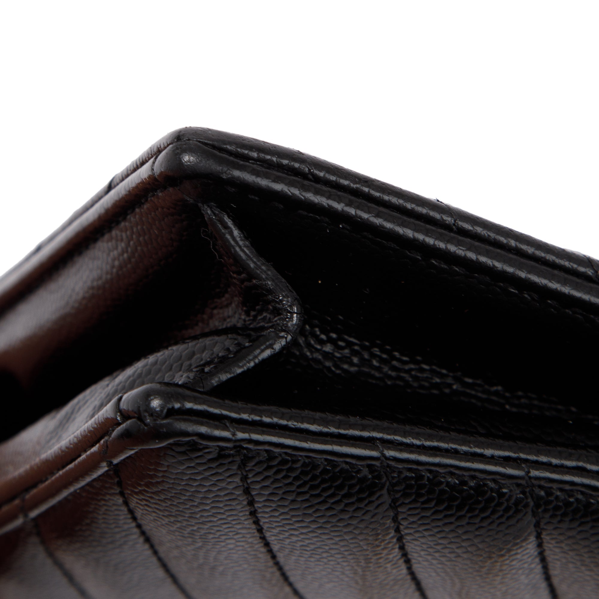 Saint Laurent Cassandre Matelasse Chain Wallet w/ Box