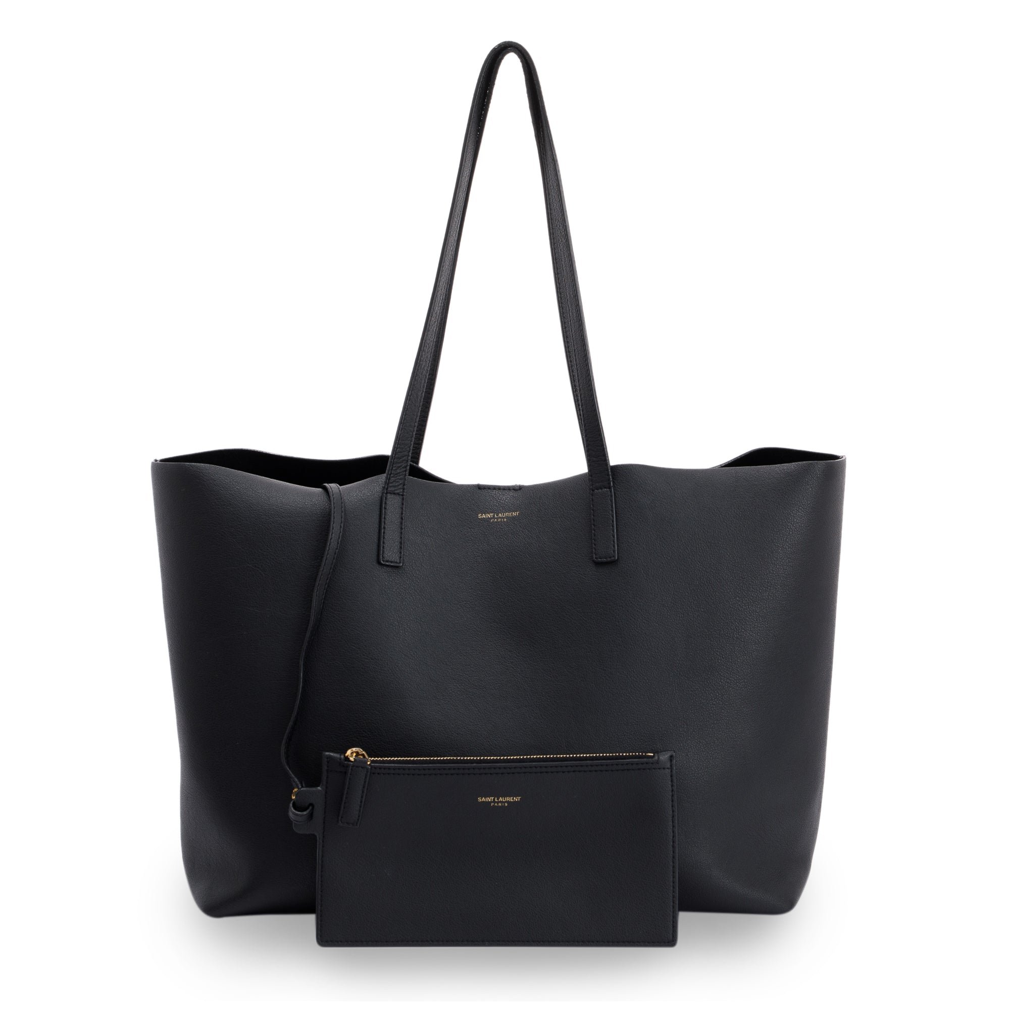 Saint Laurent E/W Shopping Tote w/ Pouch