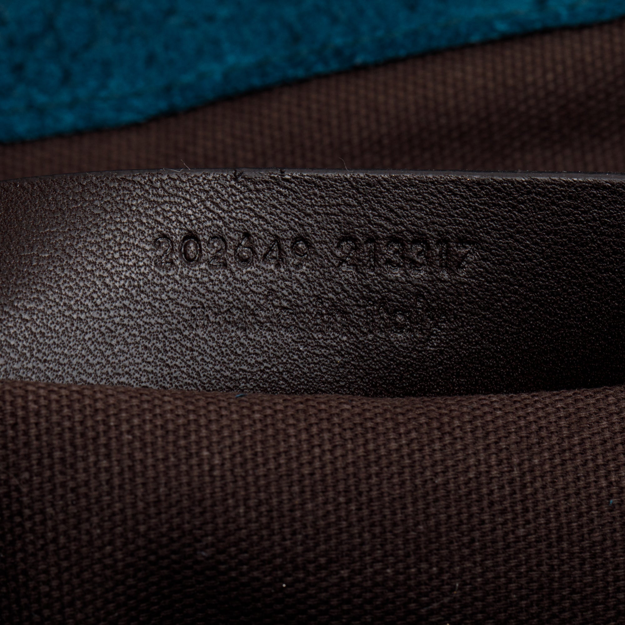 Saint Laurent Green Python Embossed Suede Small Downtown Tote