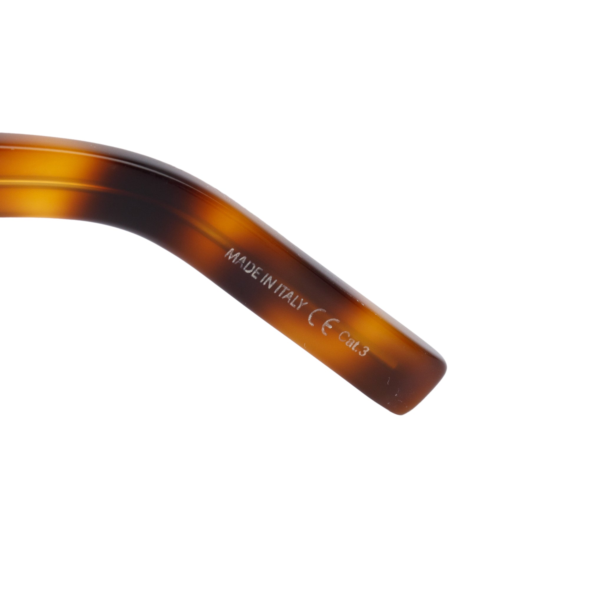 Saint Laurent Havana Acetate Bold 1 003 Square Sunglasses w/ Case