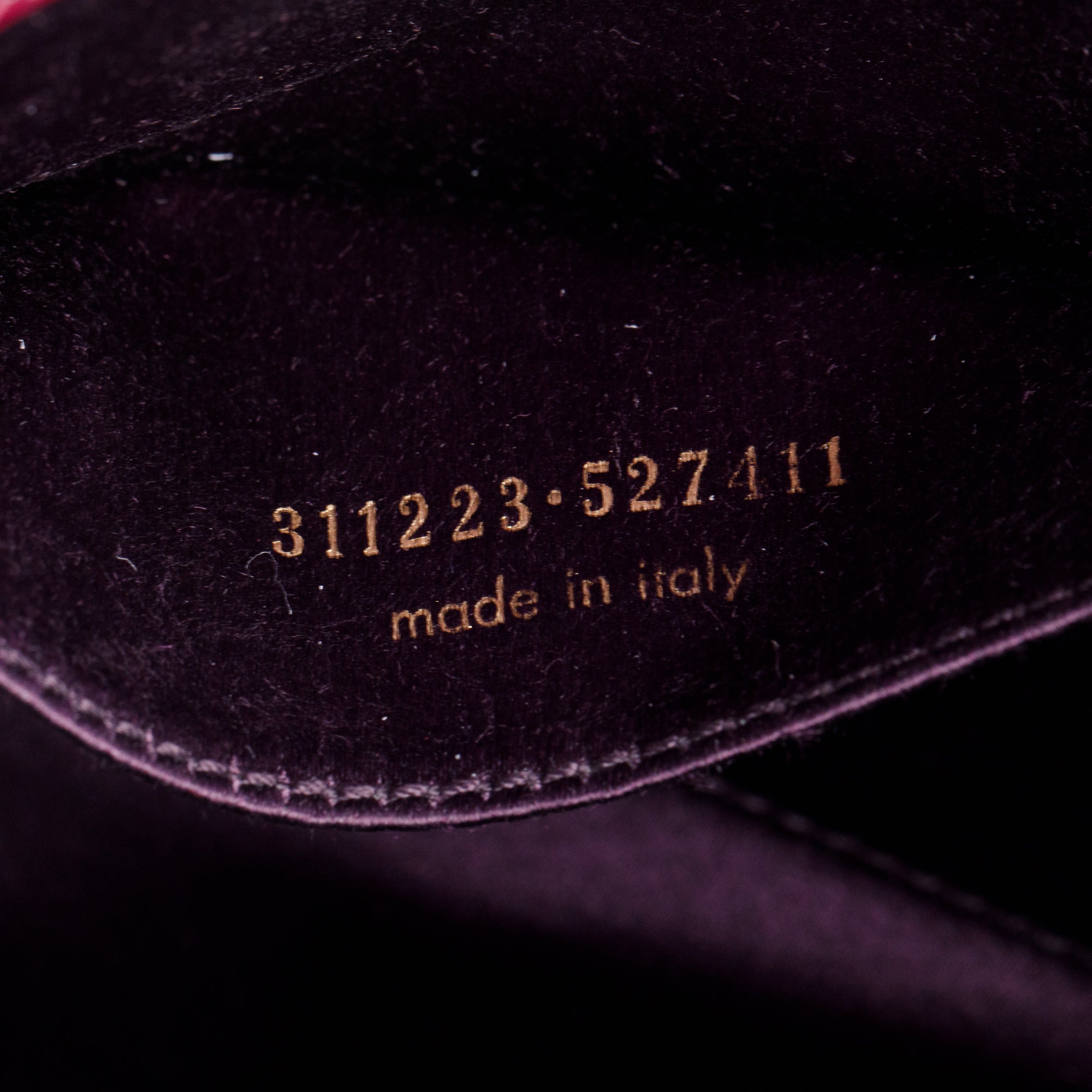 Saint Laurent Large Burgundy Patent Leather Belle de Jour Clutch