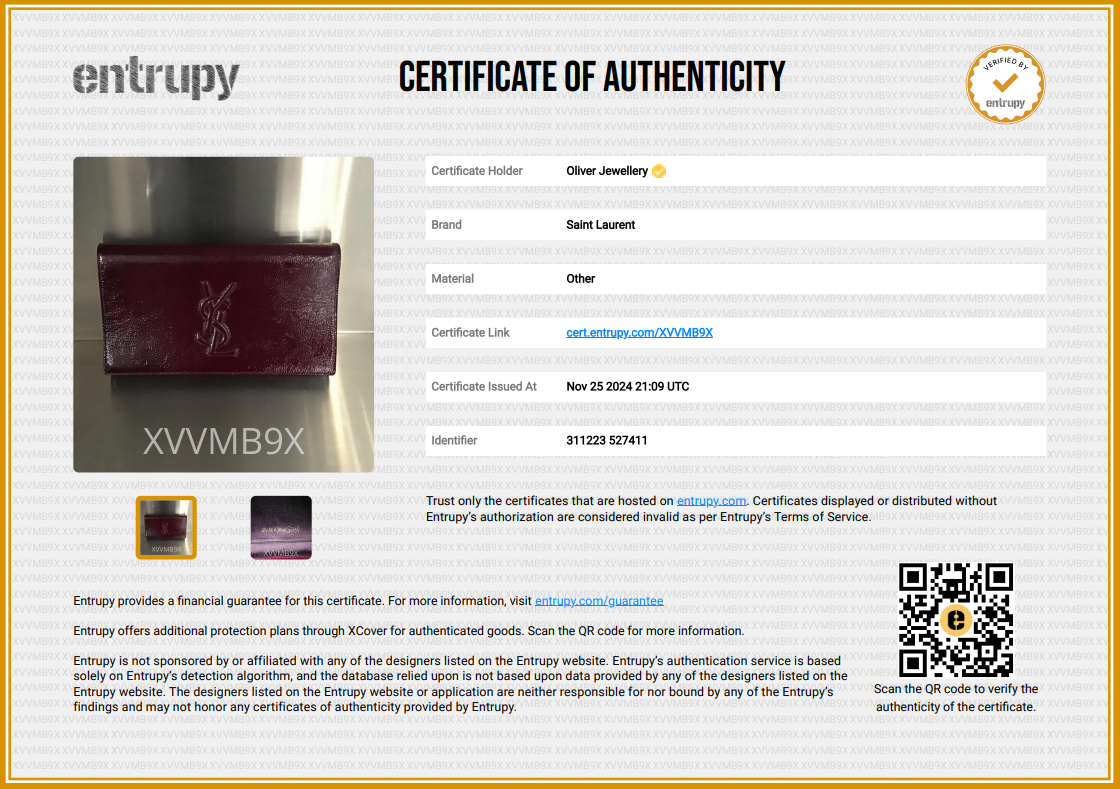 Saint Laurent Large Burgundy Patent Leather Belle de Jour Clutch