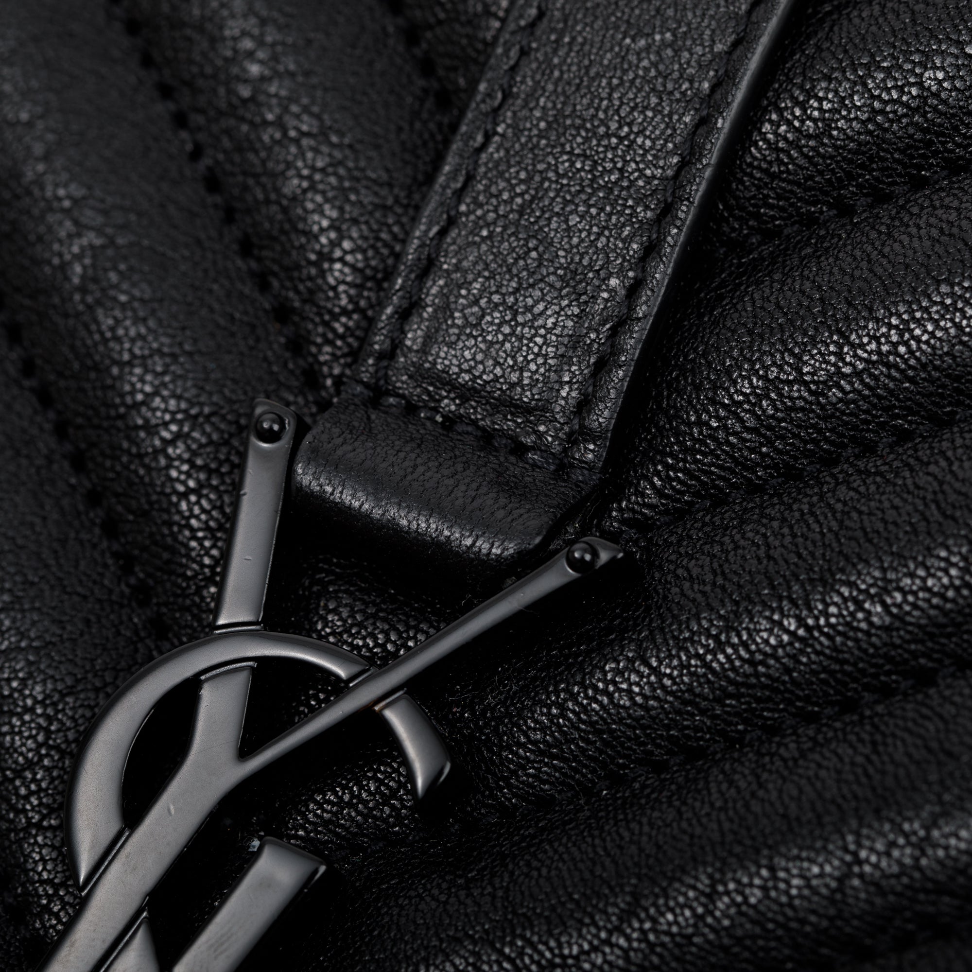 Saint Laurent Large Chevron College Bag